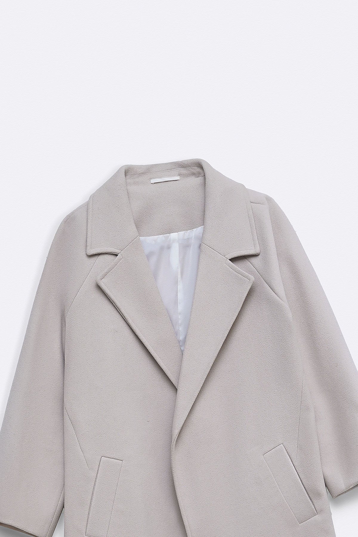 LONG BELTED COAT - Image 2