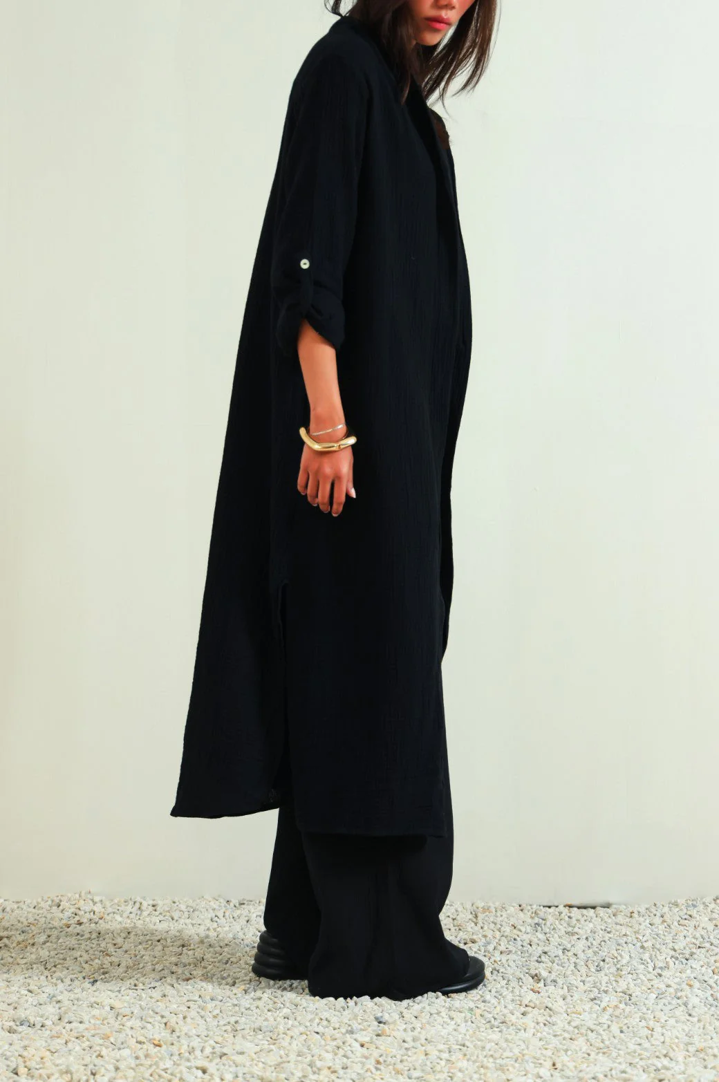 LONG MUSLIN TUNIC - Image 5