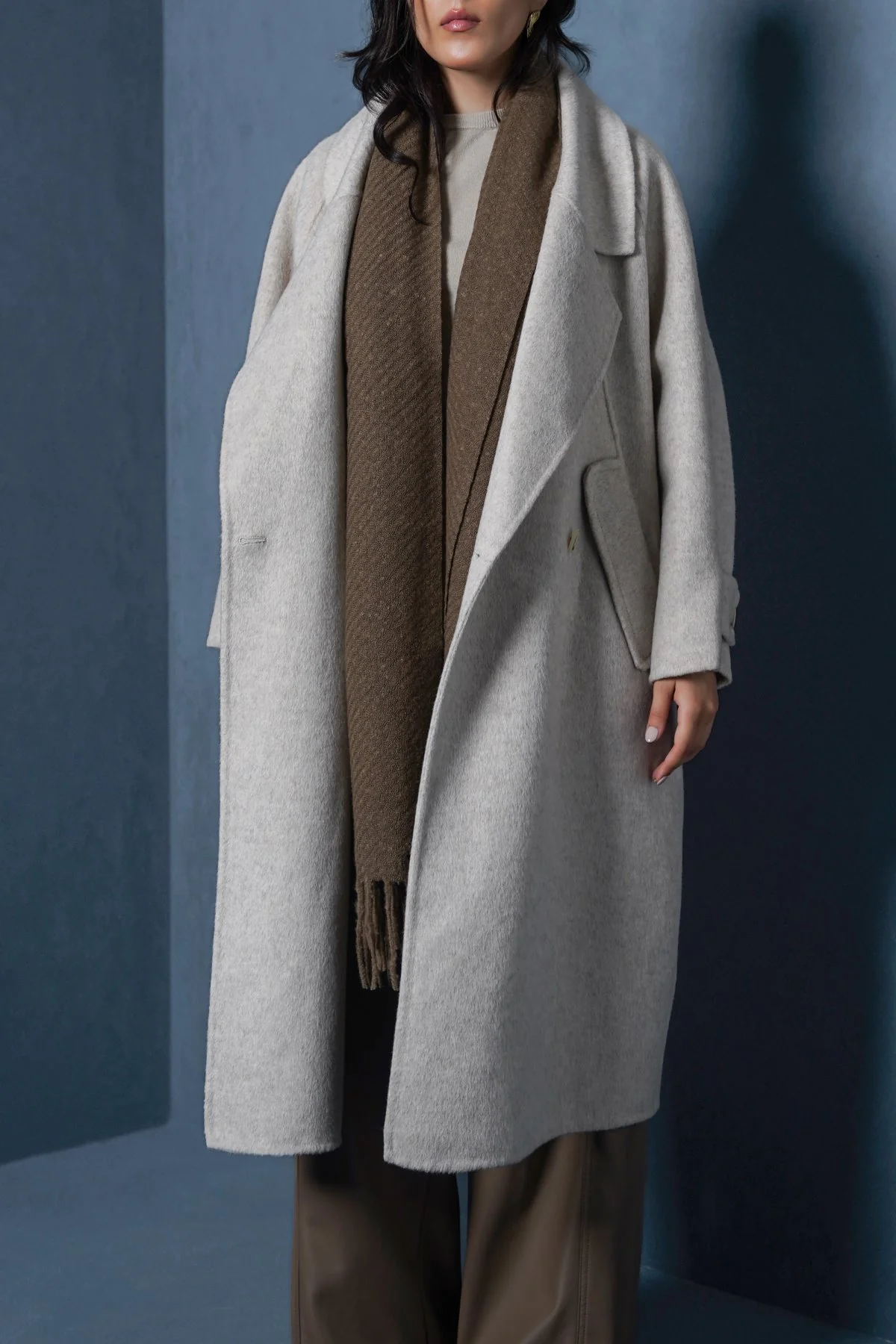 LONG WOOL COAT - Image 3