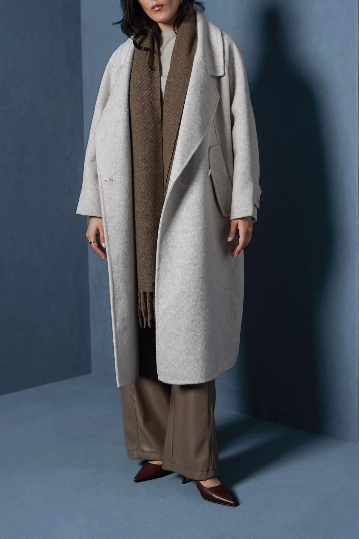 LONG WOOL COAT - Image 6