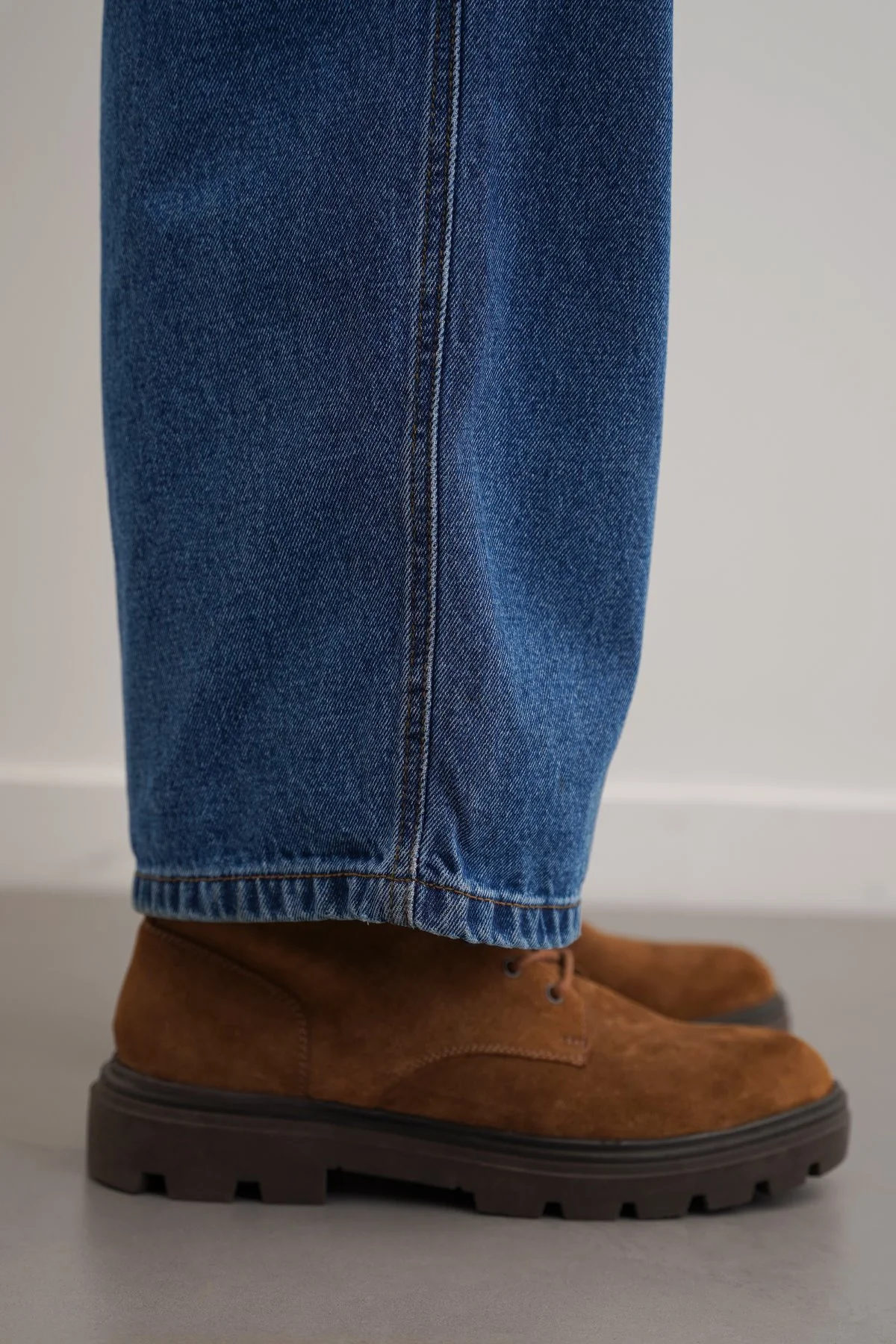 CHUNKY LEATHER BIKER BOOTS - Image 5