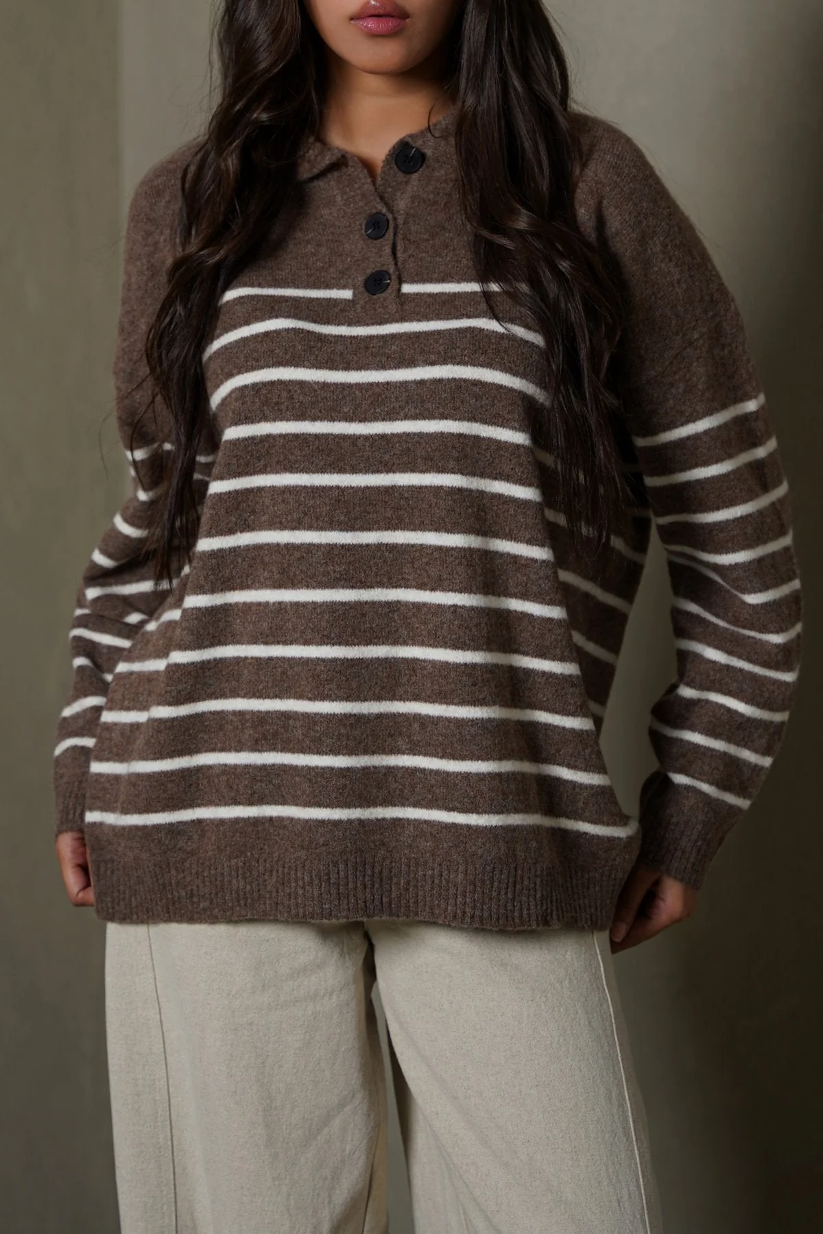 MARINE WOOLY SWEATER