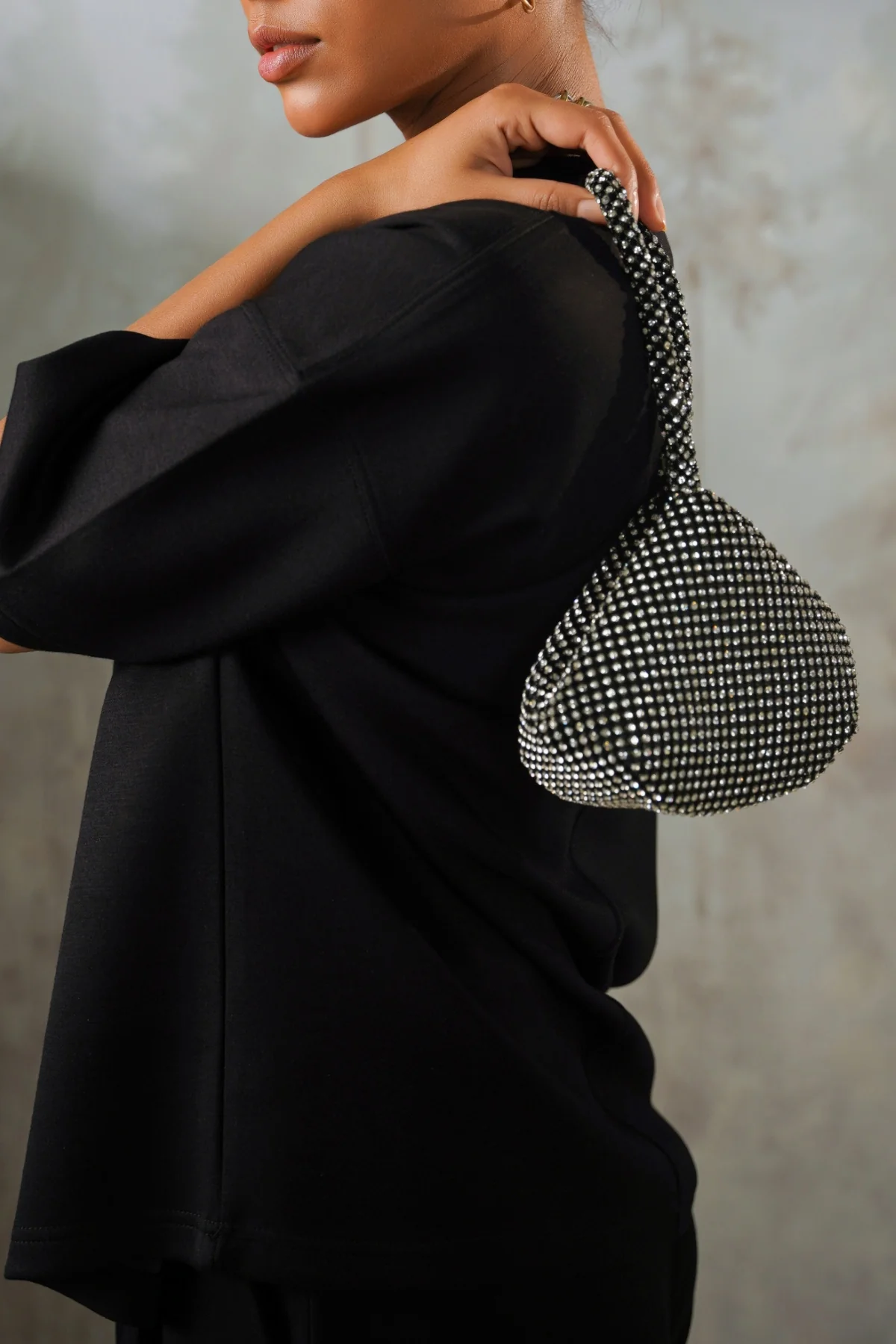 MINI STUD WRIST BAG