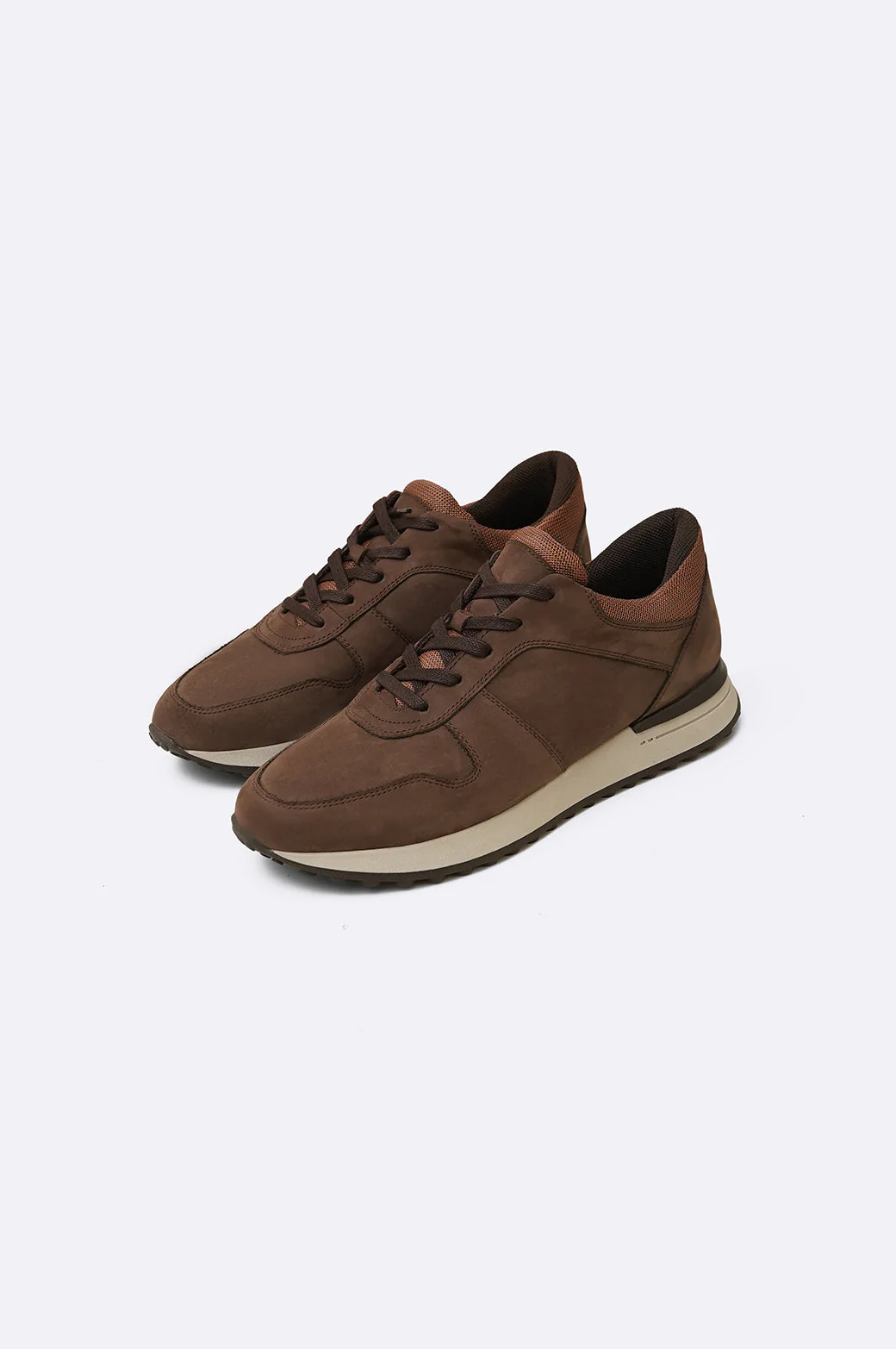 MONOTONE LEATHER SNEAKERS - Image 6