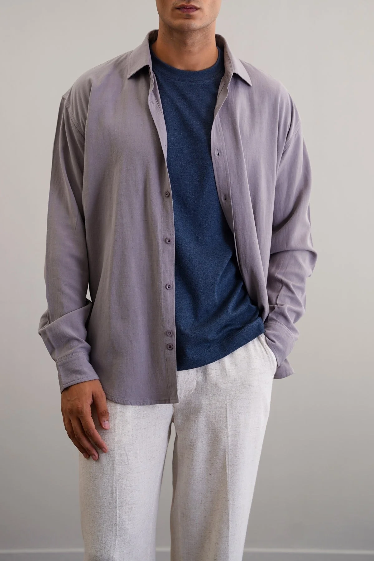 OVERSIZED LINEN SHIRT