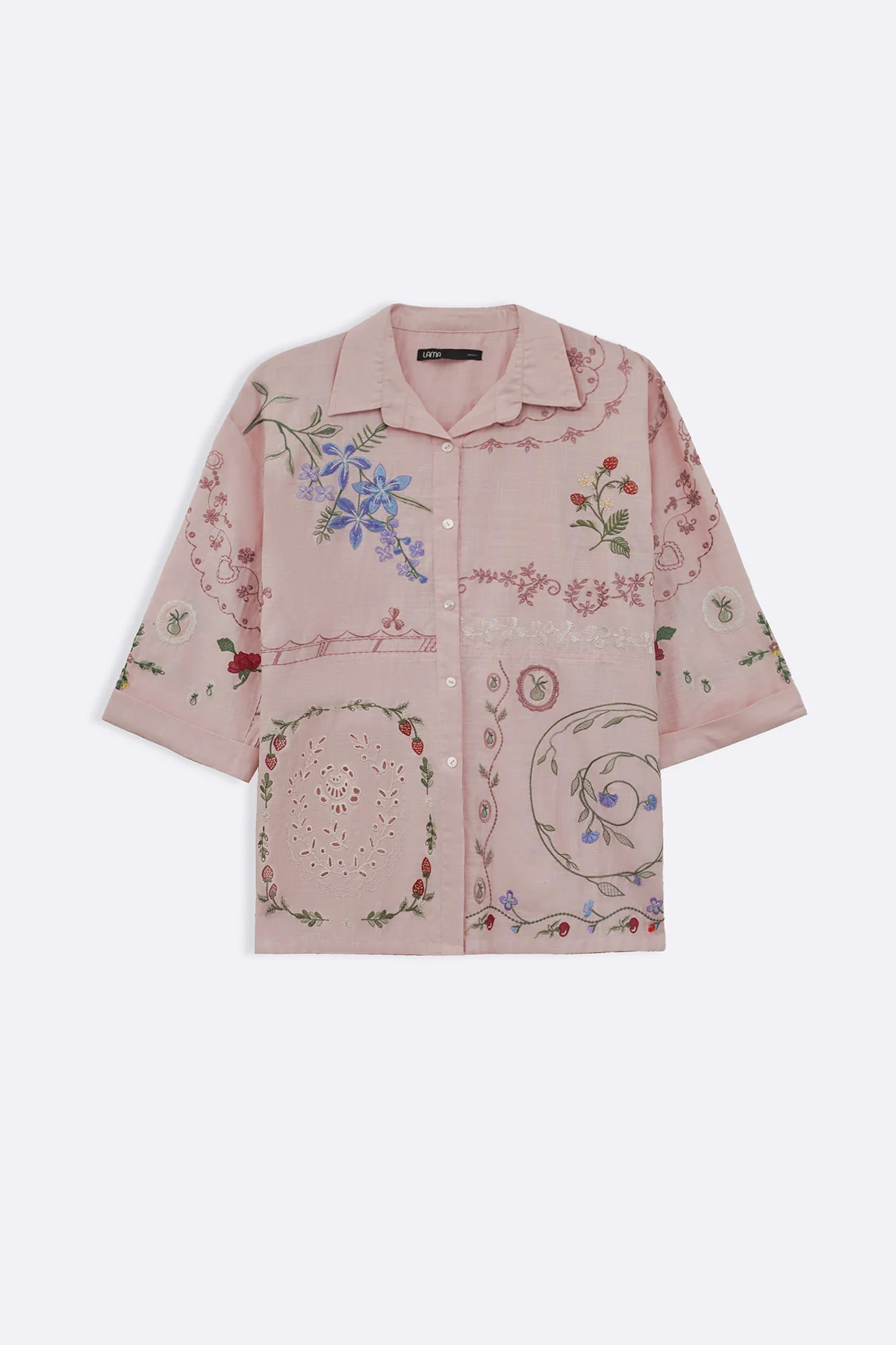 PINK BERRY BUTTON DOWN - Image 2