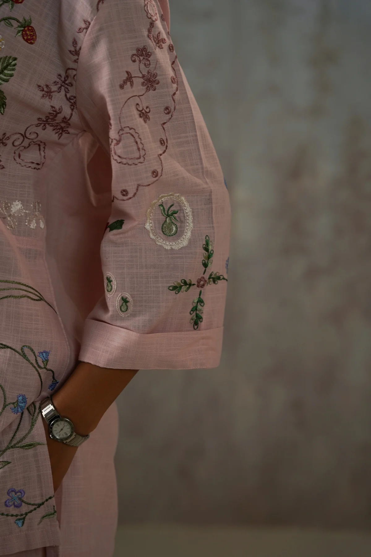 PINK BERRY BUTTON DOWN - Image 5