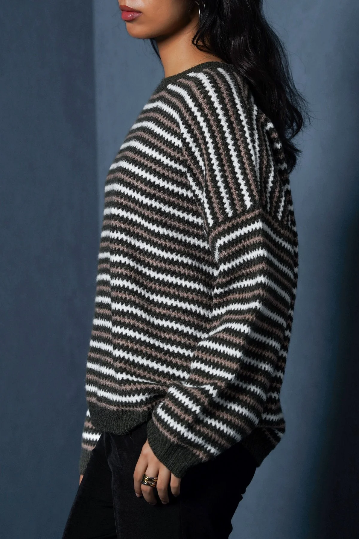 PINSTRIPE WEAVE SWEATER - Image 5