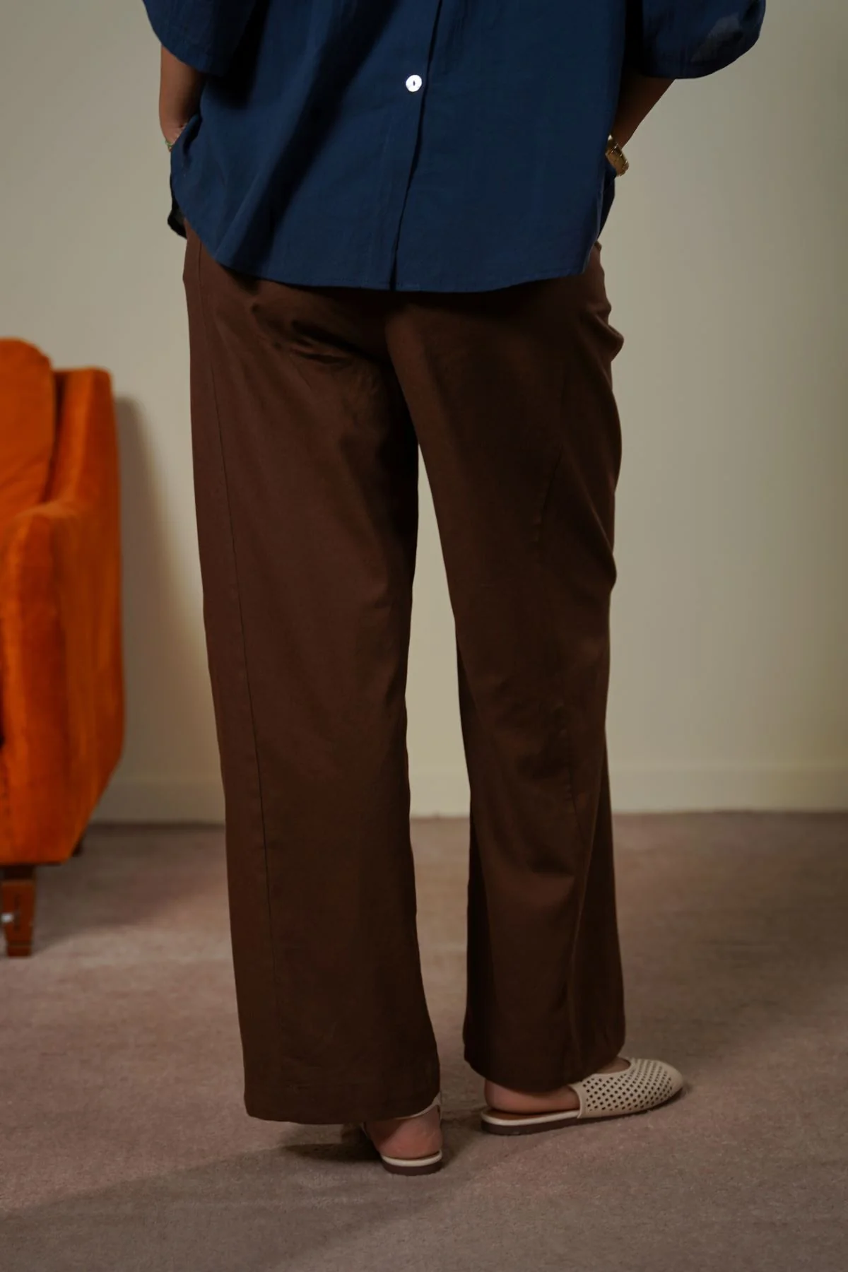 PLEAT LINEN BLEND PANTS - Image 5