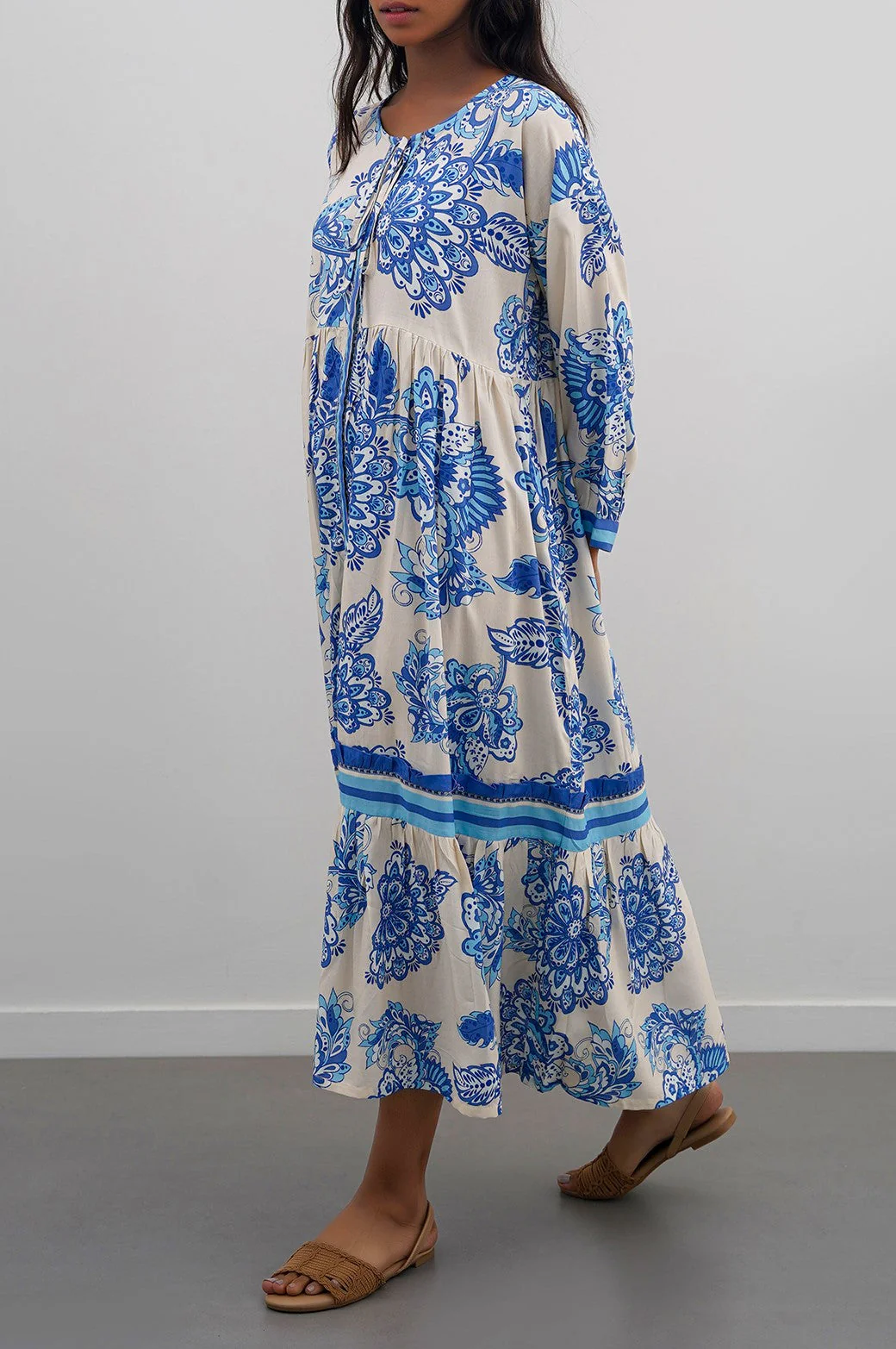 PORCELAIN LONG DRESS - Image 2