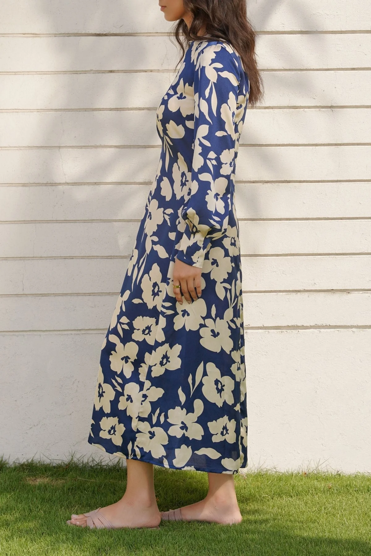 PRINTED SILK DRESS - Image 2