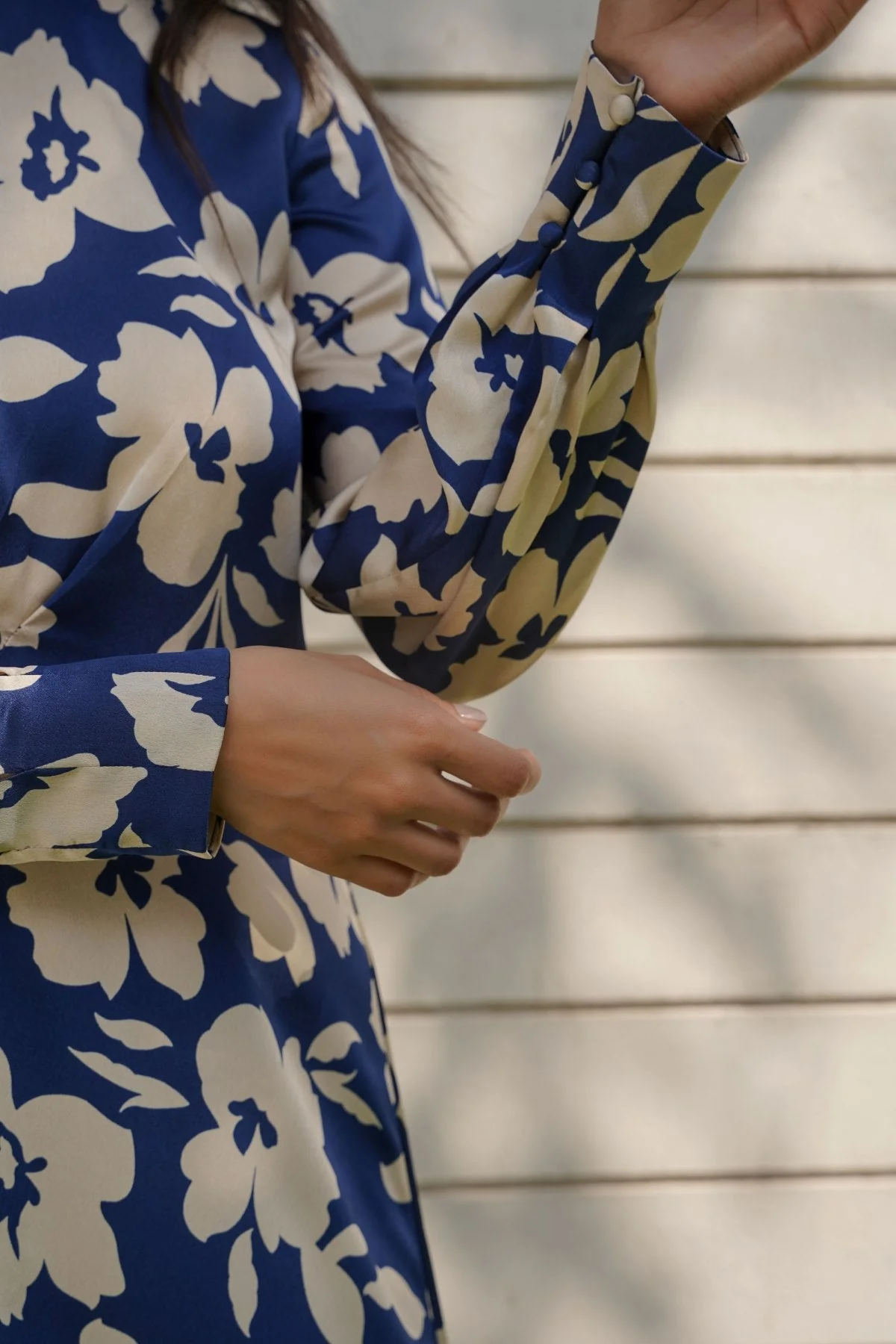 PRINTED SILK DRESS - Image 3