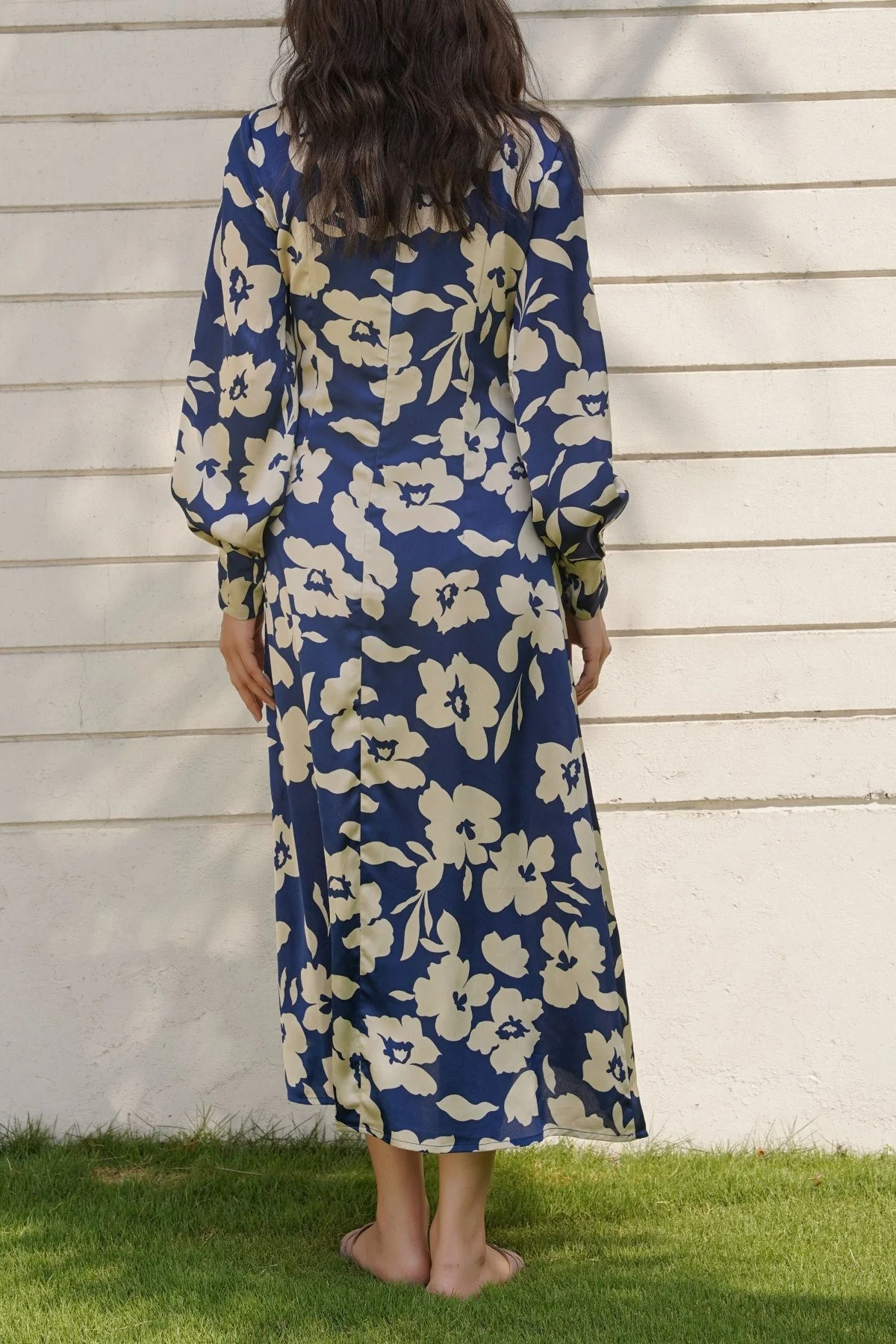 PRINTED SILK DRESS - Image 4