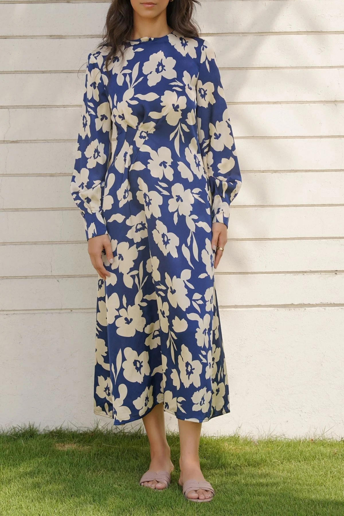 PRINTED SILK DRESS - Image 5