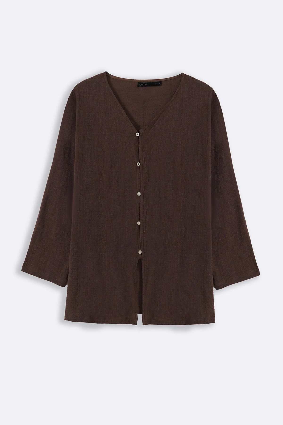 PURE COTTON GAUZE BLOUSE