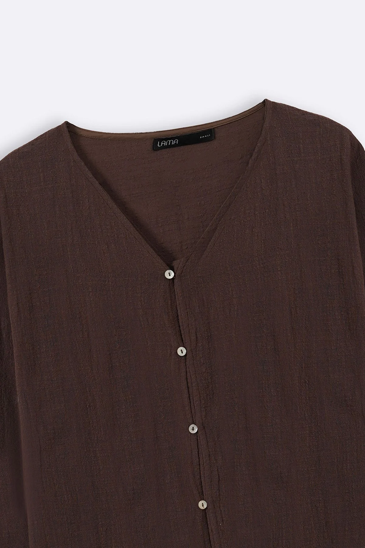 PURE COTTON GAUZE BLOUSE - Image 6