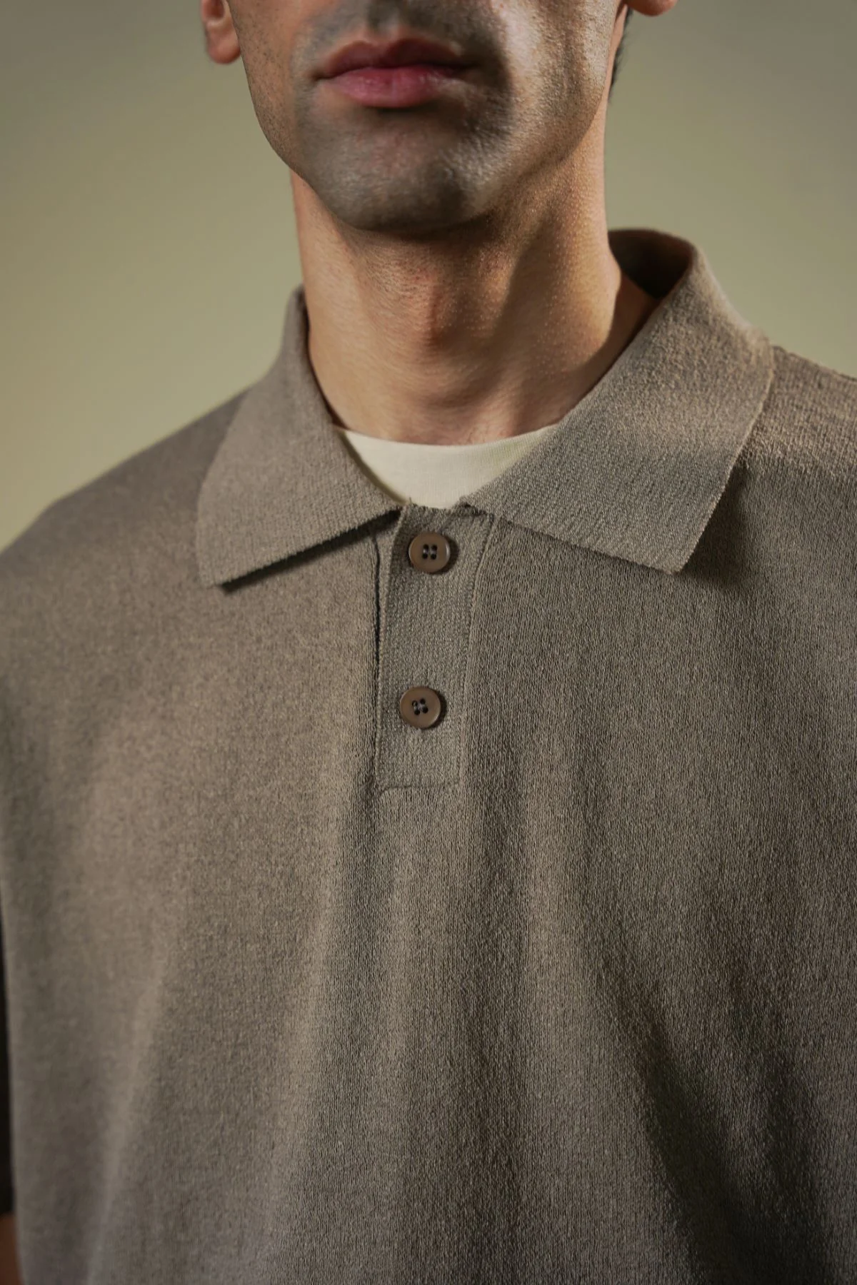 PURL KNIT POLO - Image 3