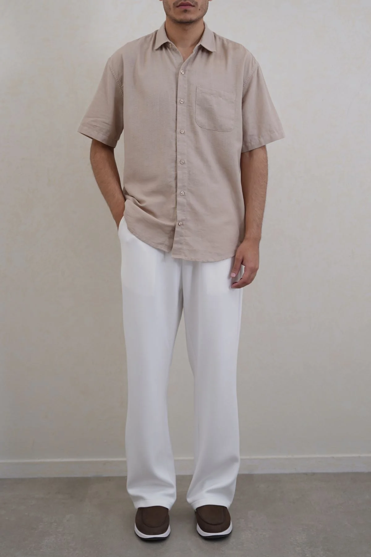 RELAXED DOBBY SHIRT - Image 5