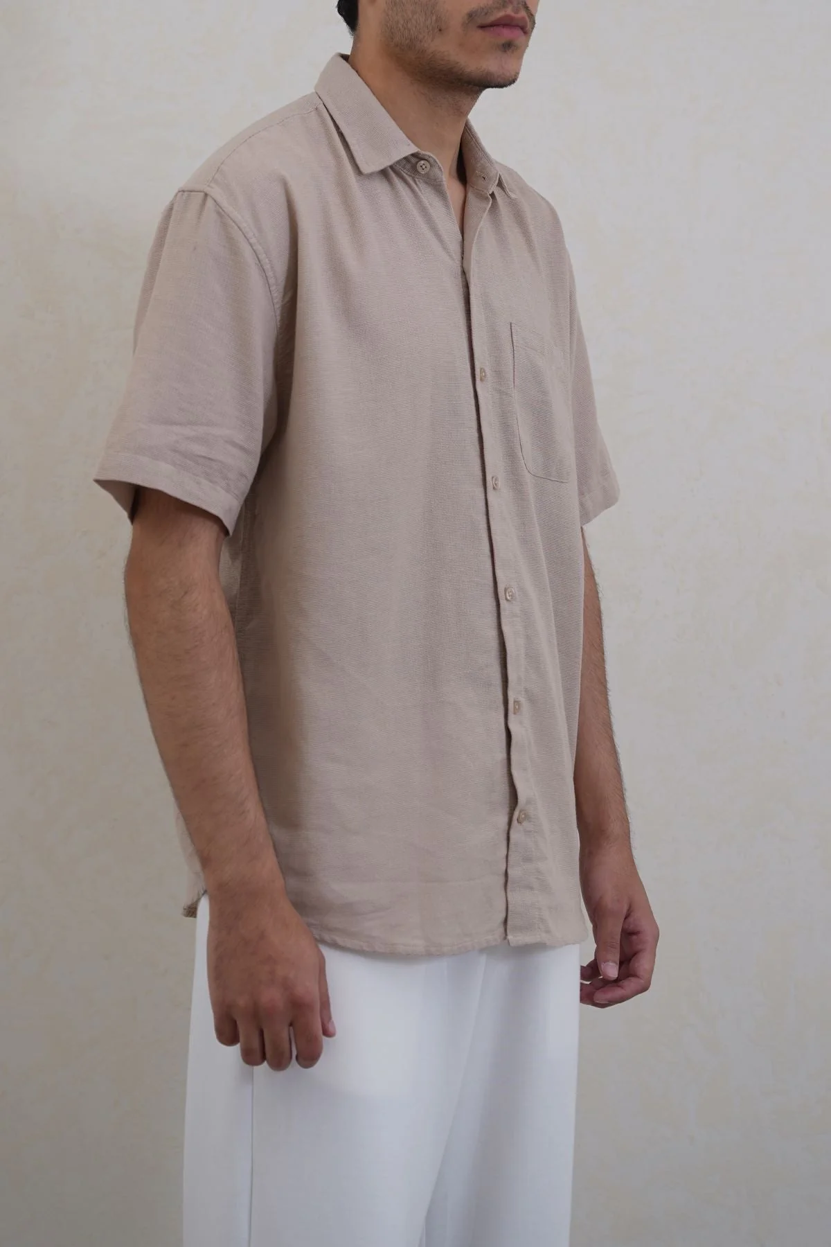 RELAXED DOBBY SHIRT - Image 6