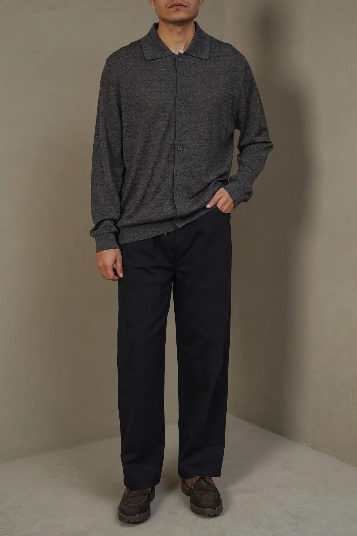 RELAXED TWILL PANTS - Image 3