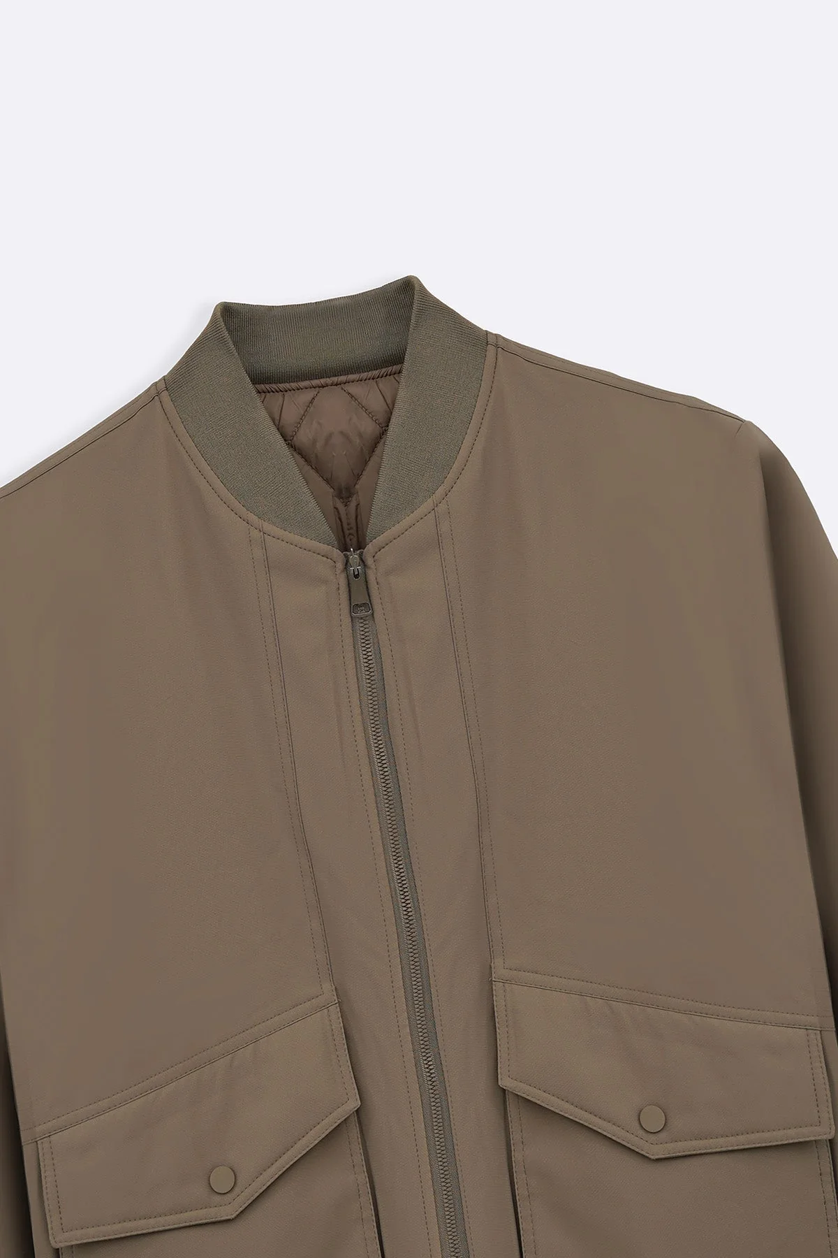 REVERSIBLE BOMBER JACKET - Image 8