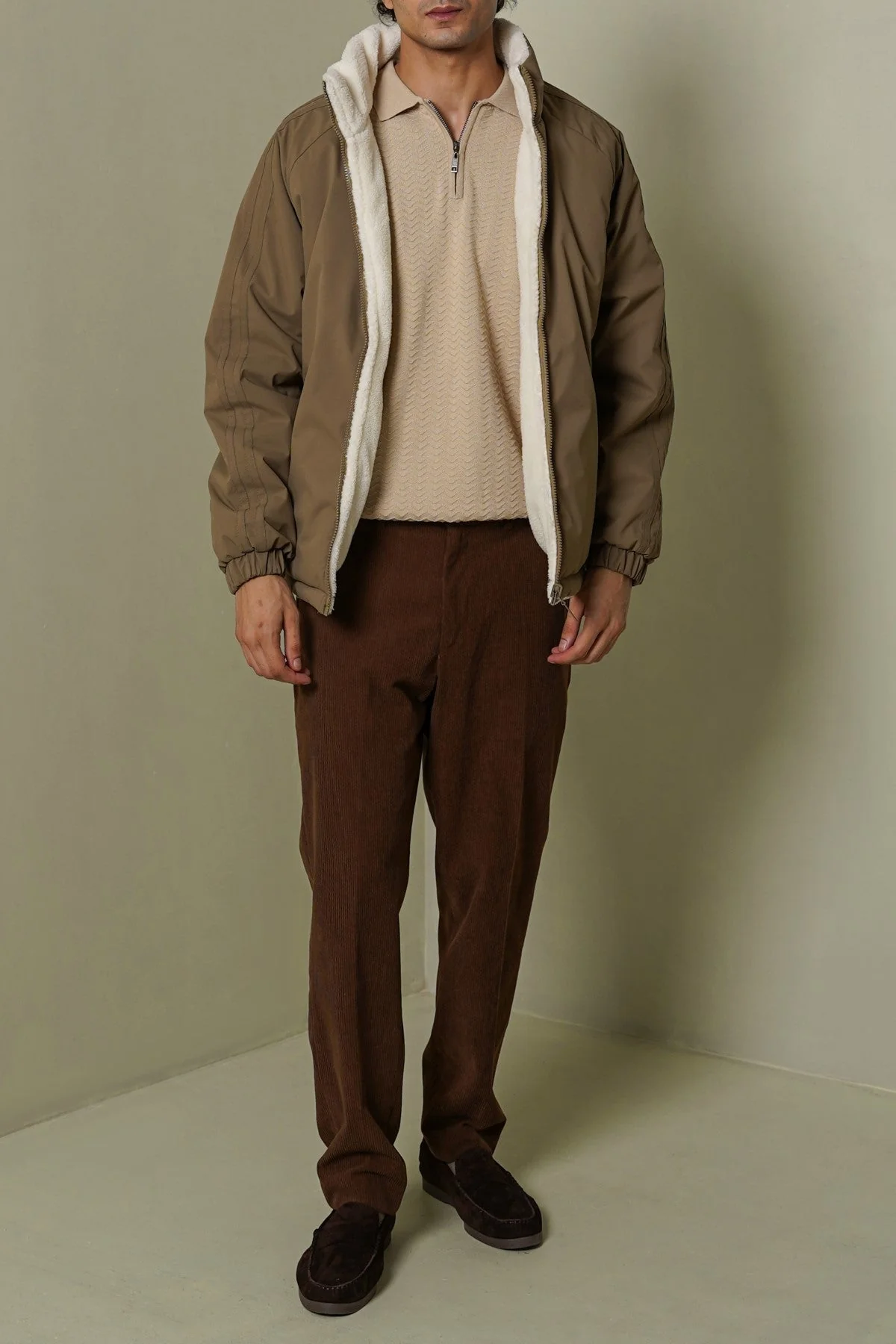 REVERSIBLE SHERPA PUFFER