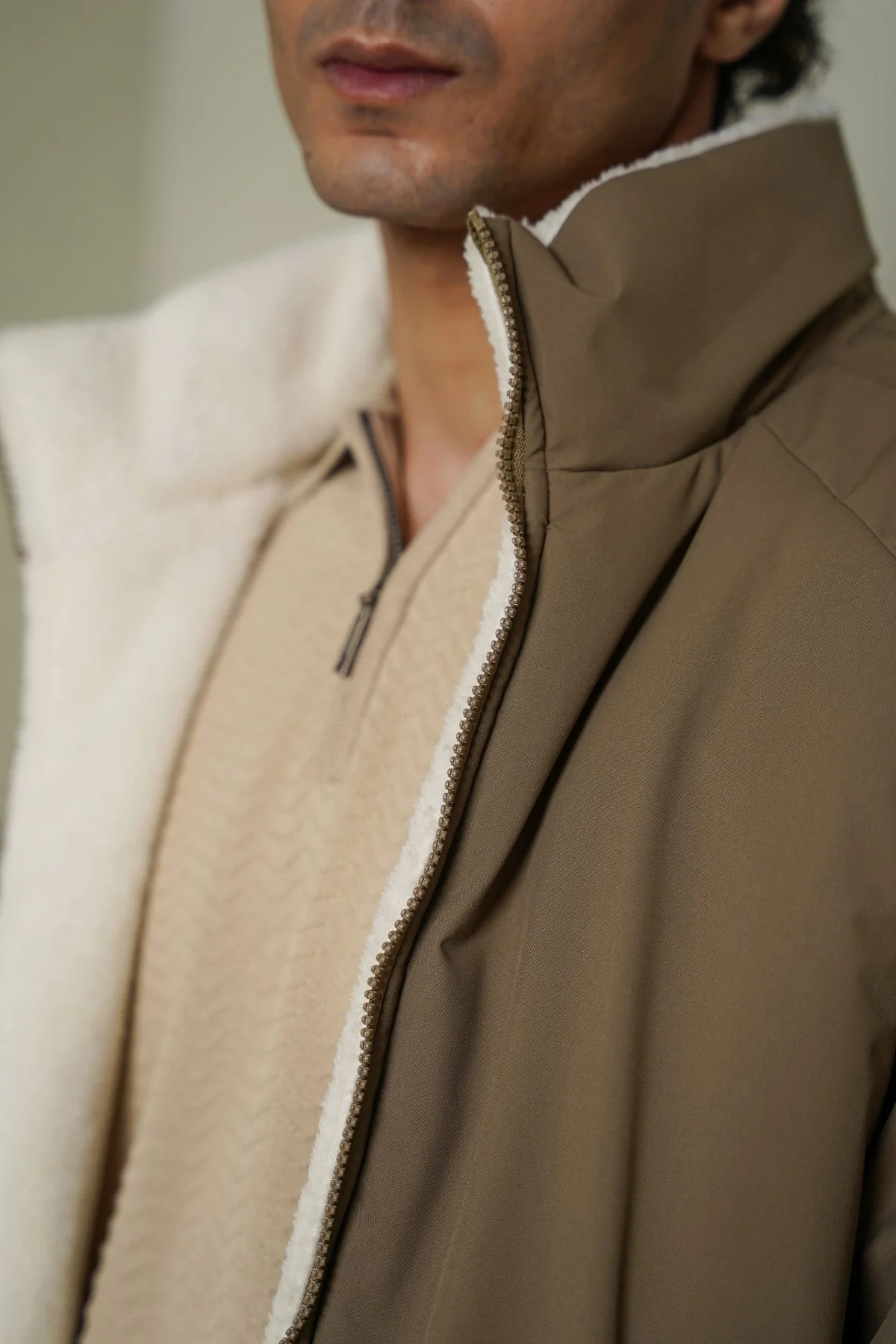 REVERSIBLE SHERPA PUFFER - Image 2