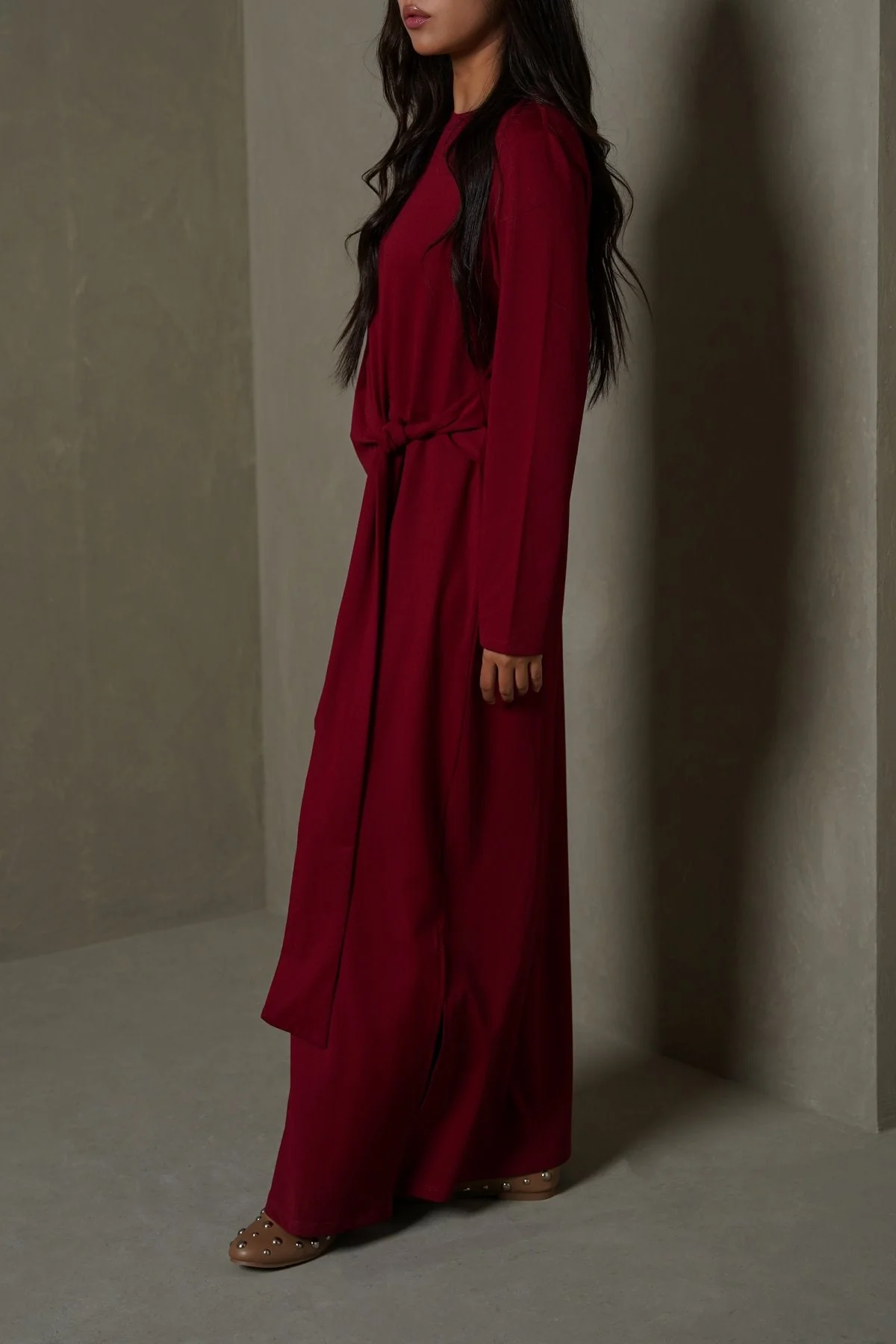 RUCHED WRAP DRESS - Image 5