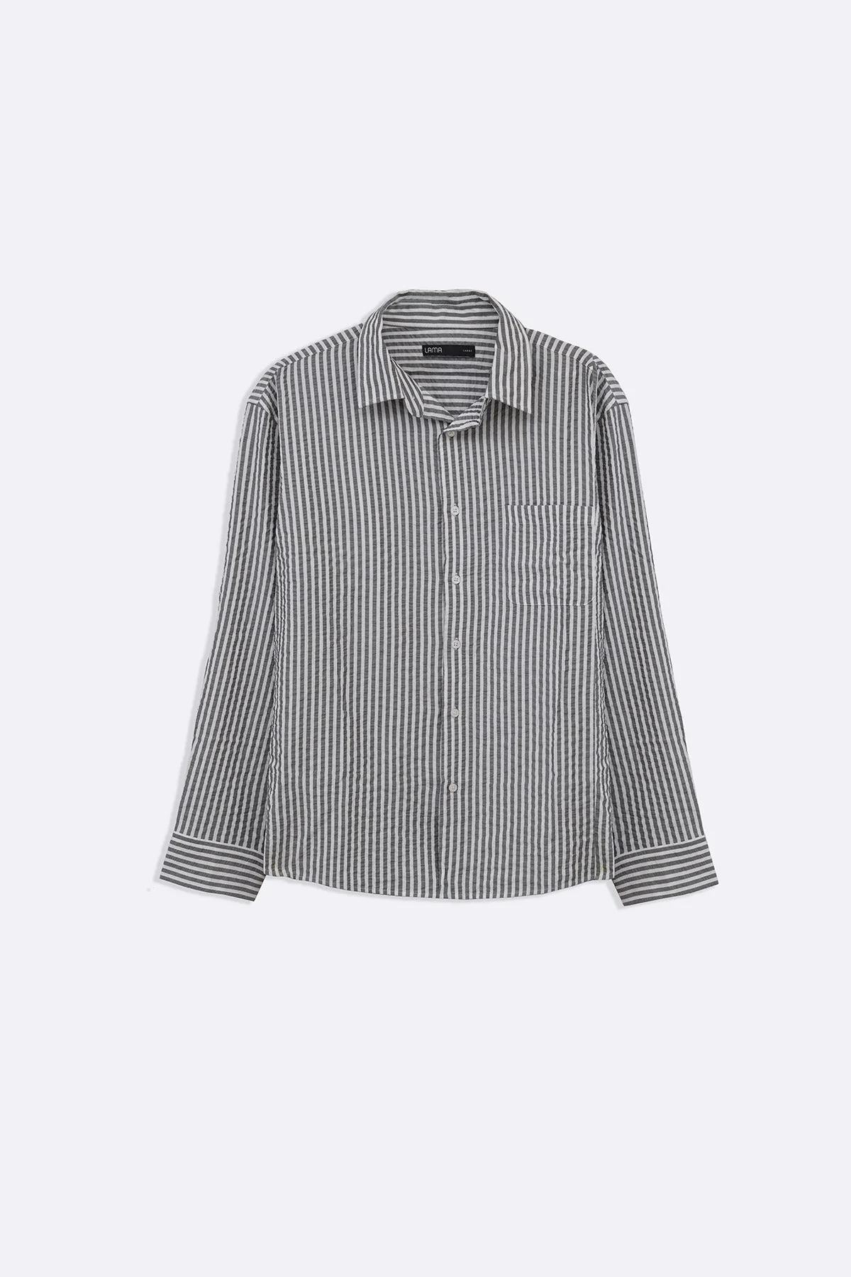 SEERSUCKER FLOWY SHIRT - Image 3