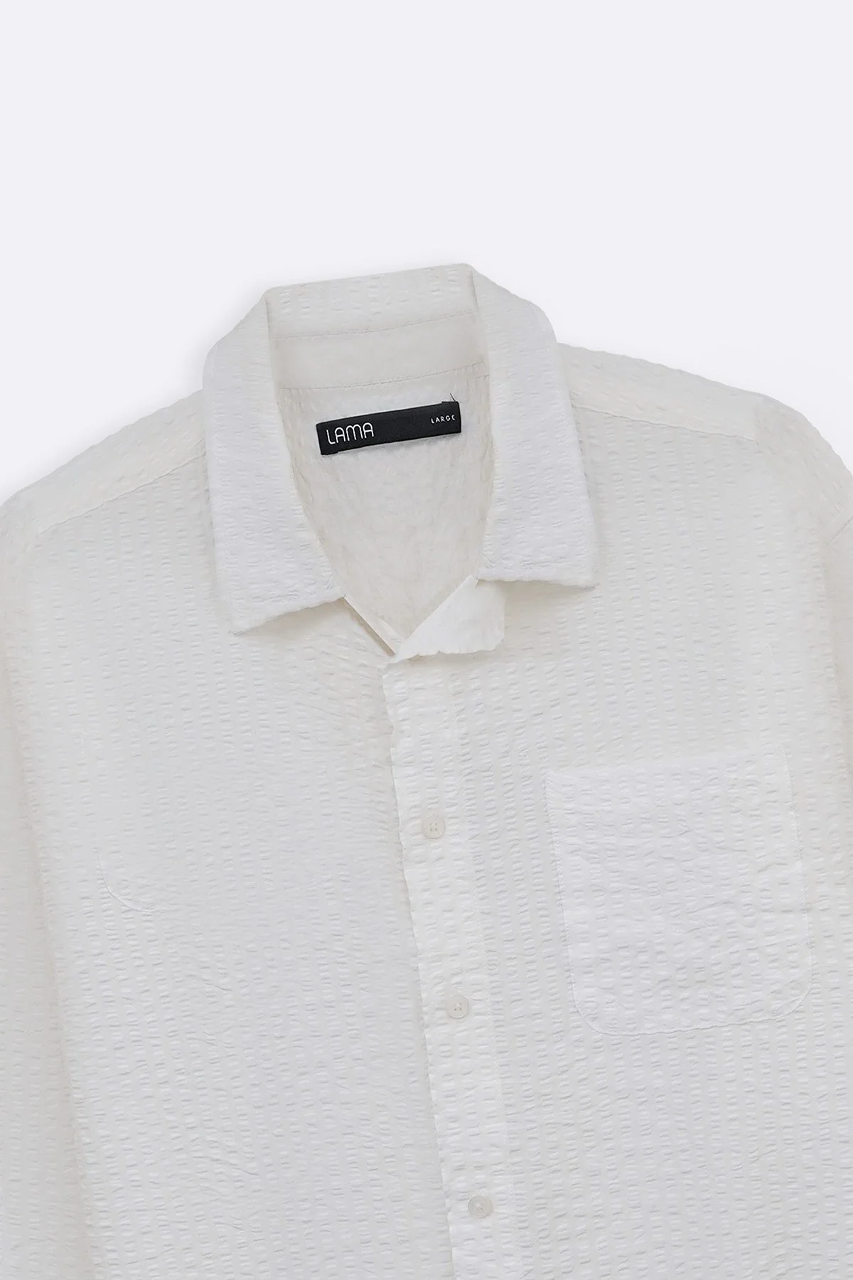 SEERSUCKER FLOWY SHIRT - Image 2