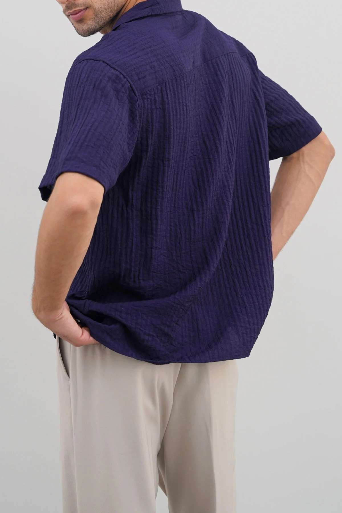 SEERSUCKER HALFSLEEVES SHIRT - Image 4