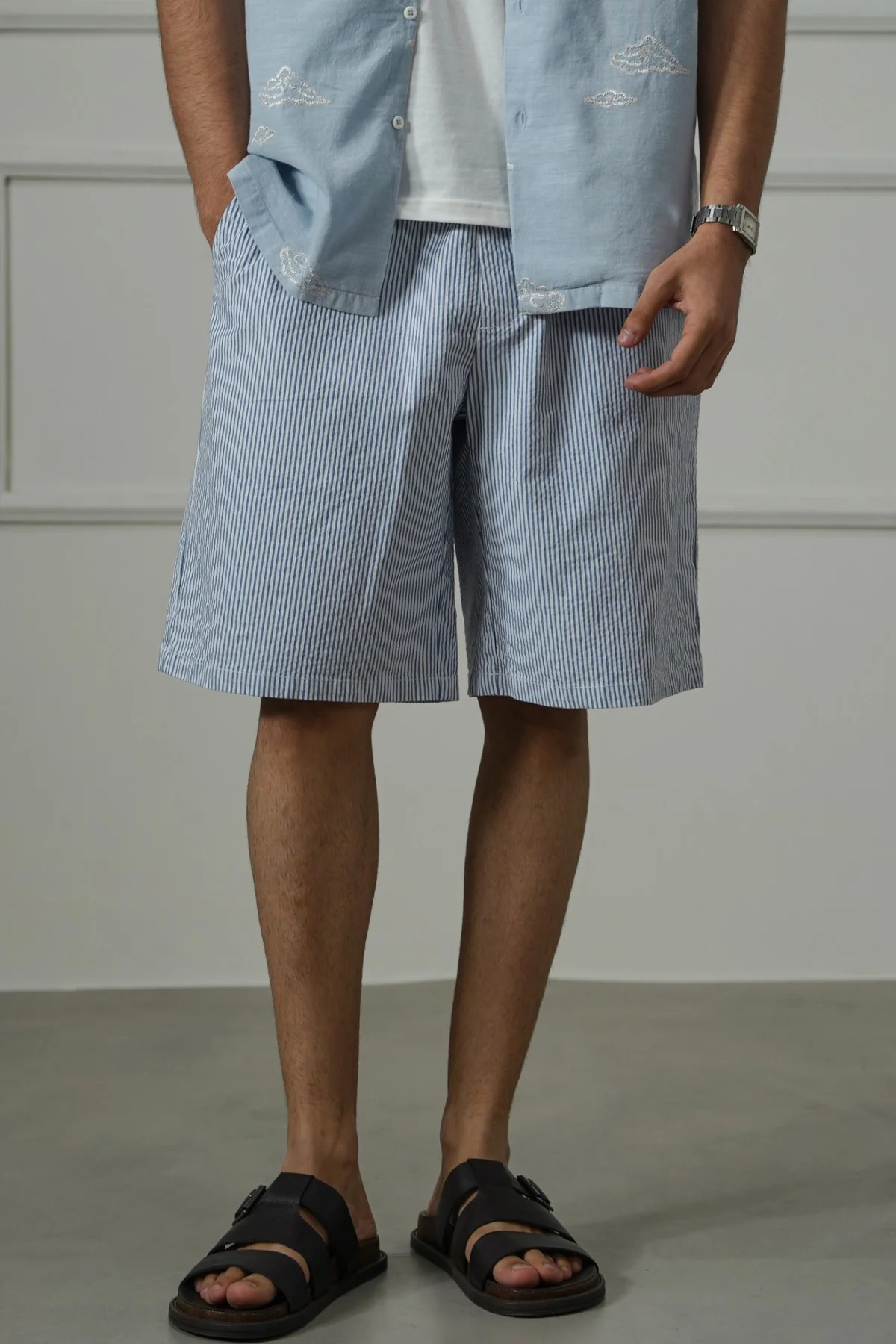 SEERSUCKER SHORTS - Image 3