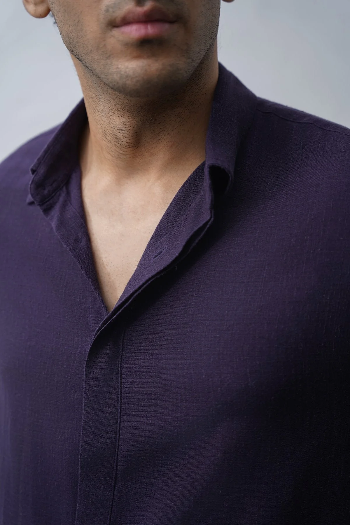 SHIRT WITH HIDDEN PLACKET - Image 4