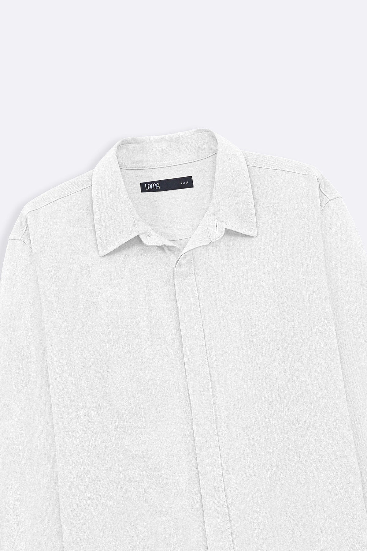 SHIRT WITH HIDDEN PLACKET - Image 7