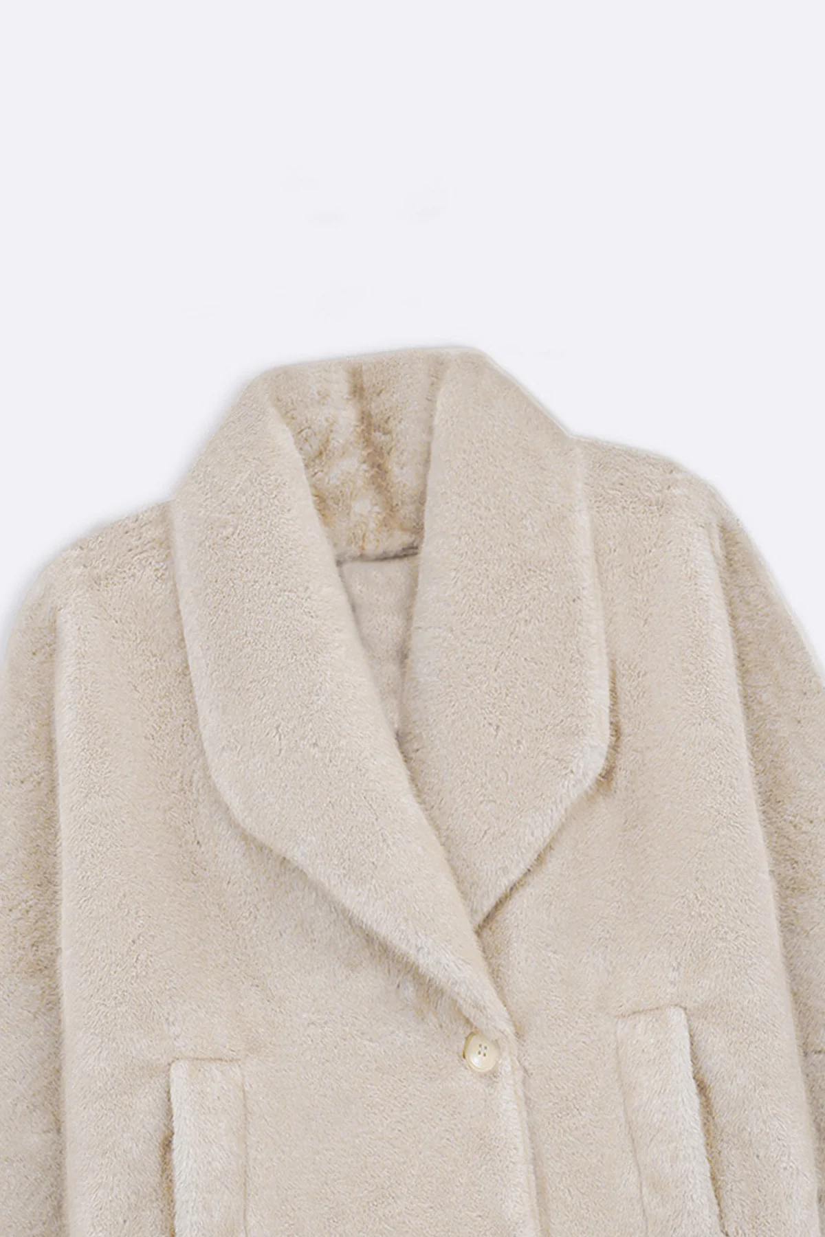 SHORT WRAP FUR JACKET - Image 8
