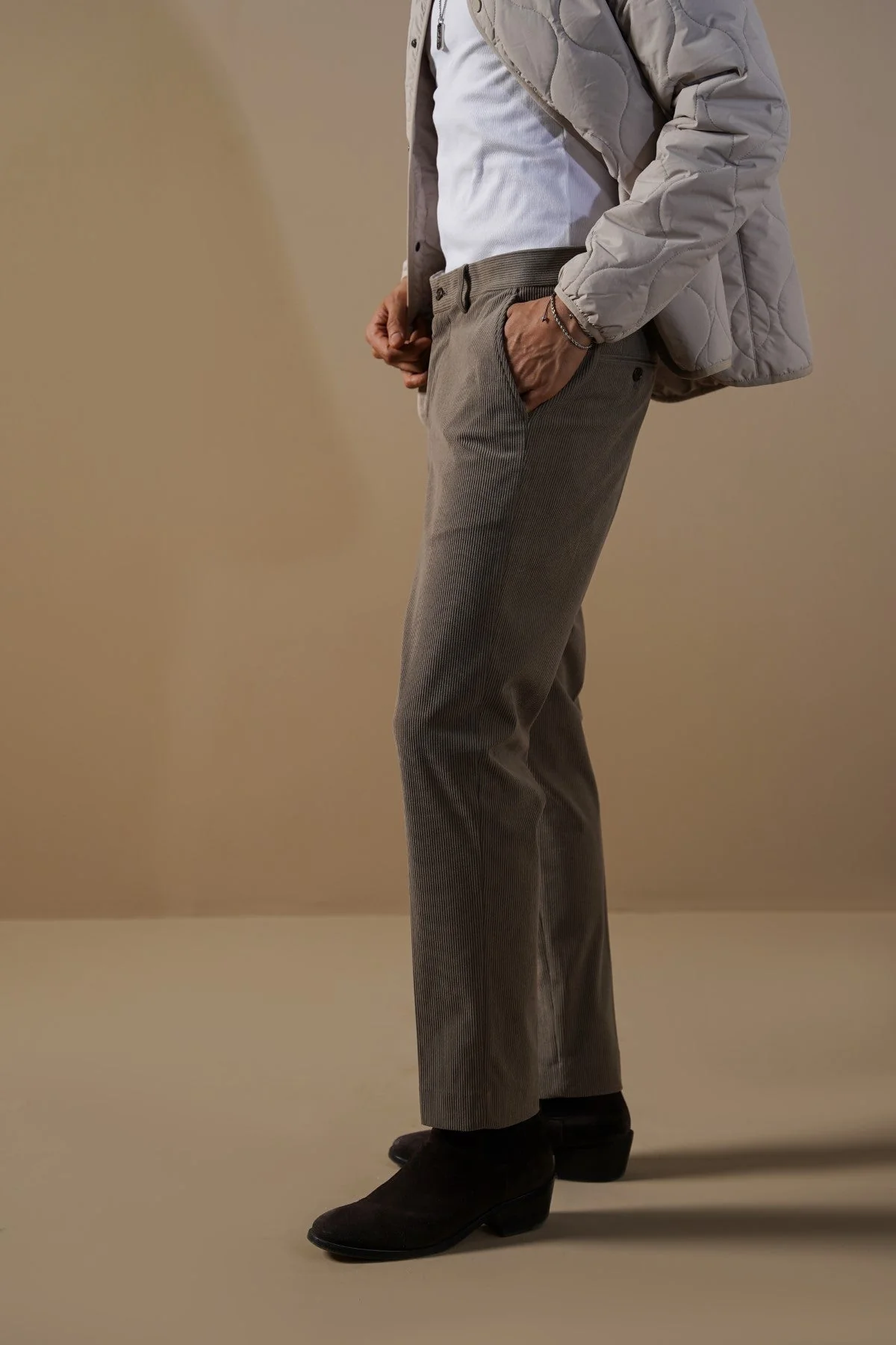 SLIMFIT CORDUROY PANTS - Image 5