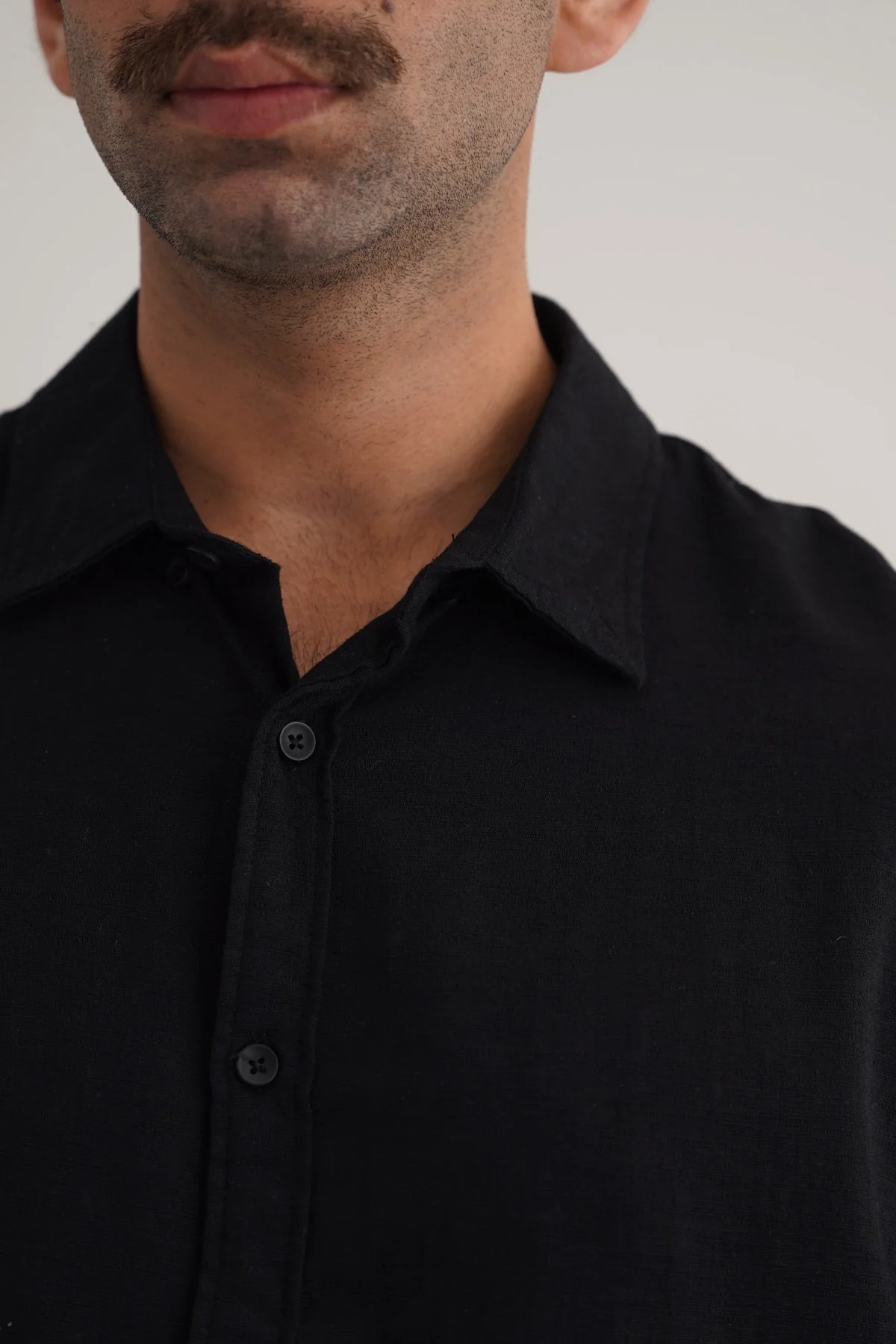 SLUB COTTON SHIRT - Image 3