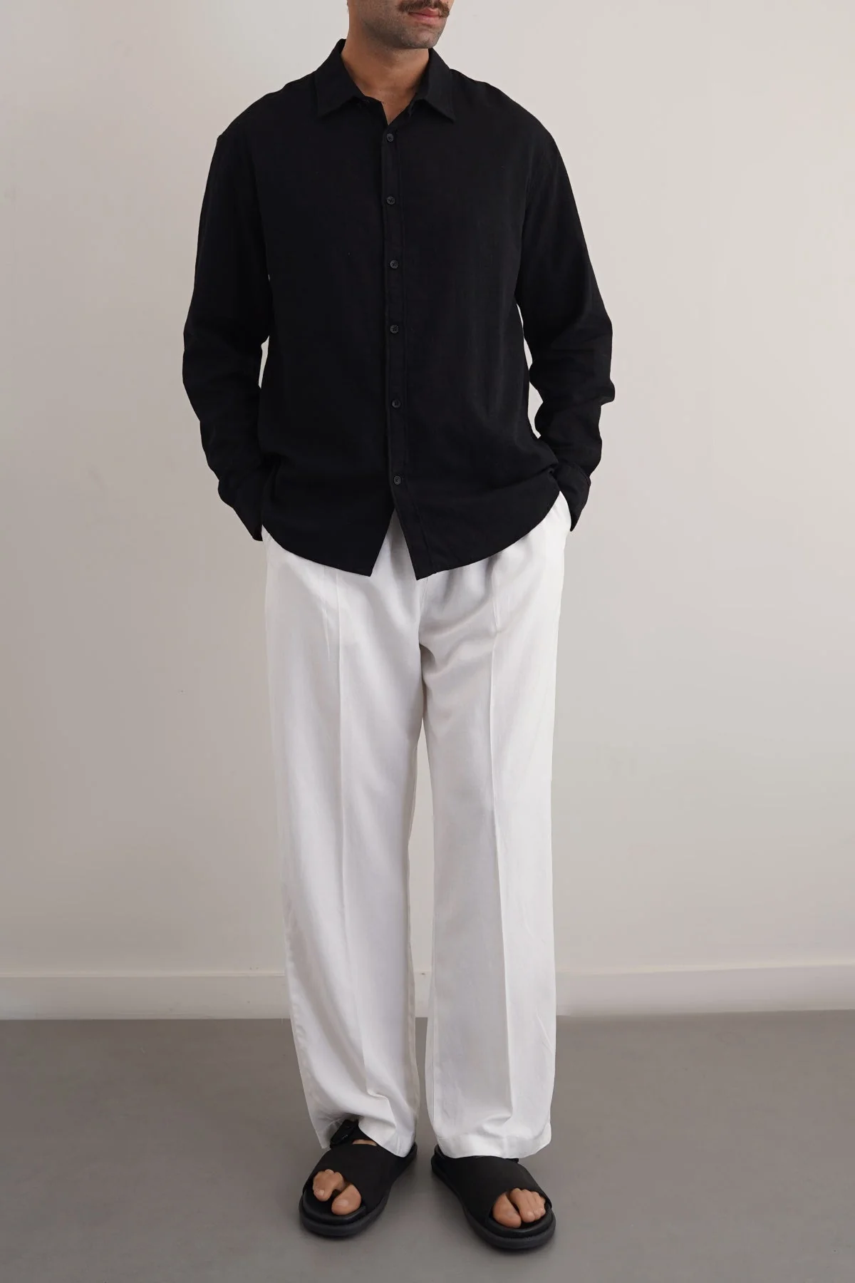 SLUB COTTON SHIRT - Image 4