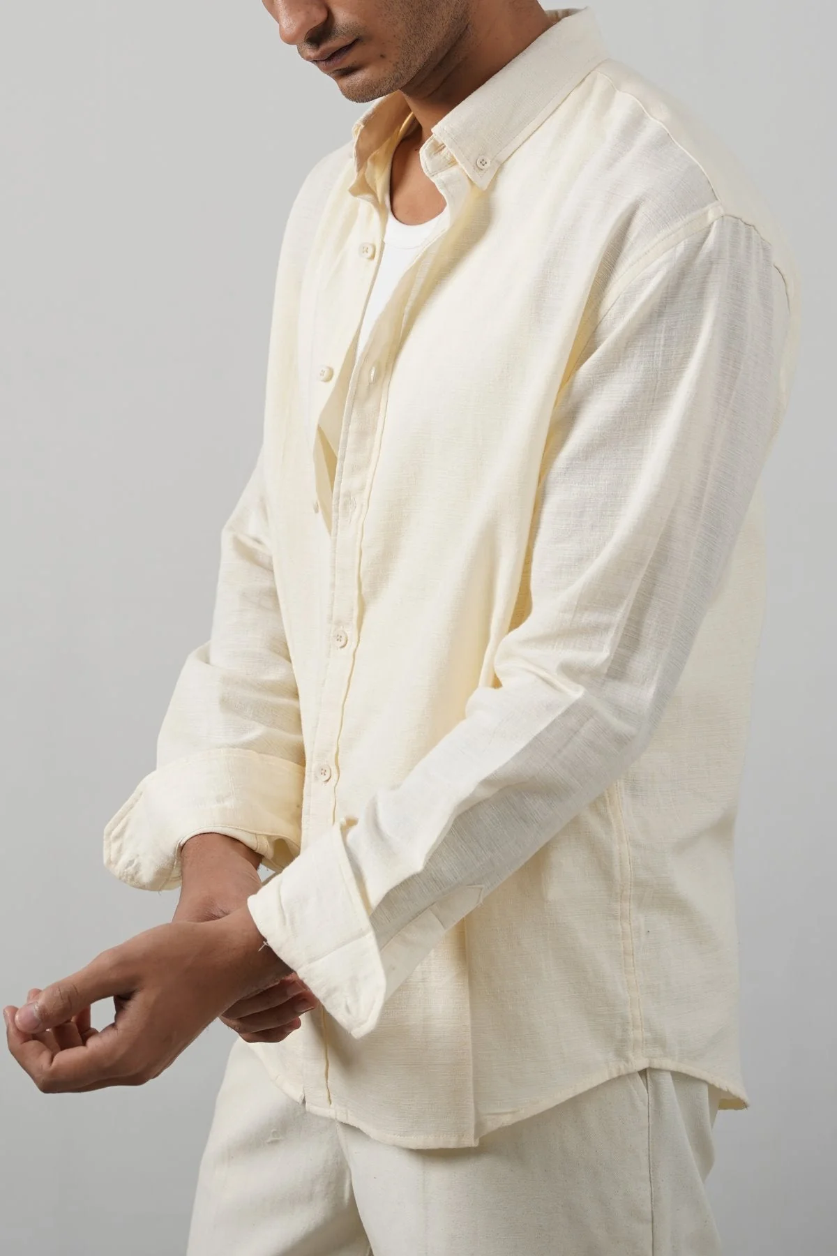 SLUB COTTON SHIRT - Image 4