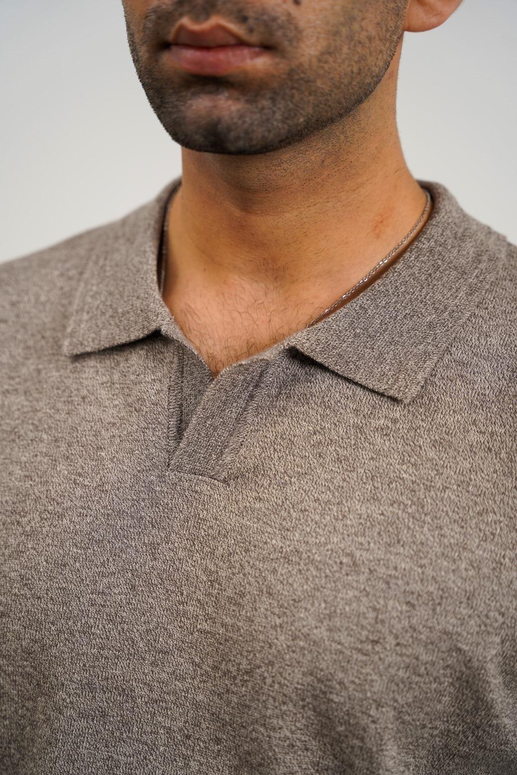 SOFT KNITTED POLO JUMPER - Image 3