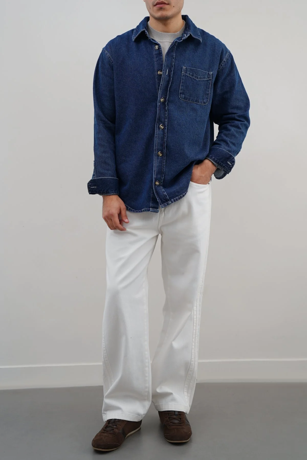 SPORTY TWILL JEANS - Image 3