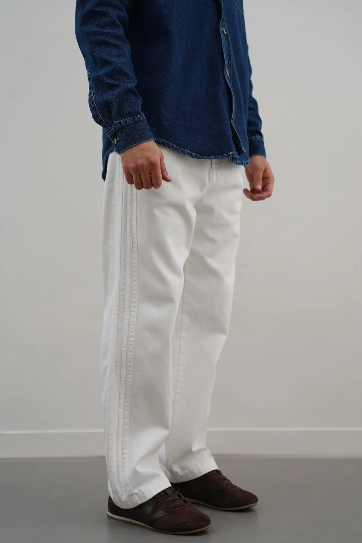 SPORTY TWILL JEANS - Image 4