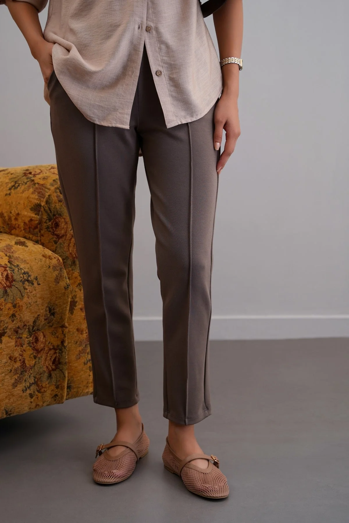 STRAIGHT EASY SLACKS