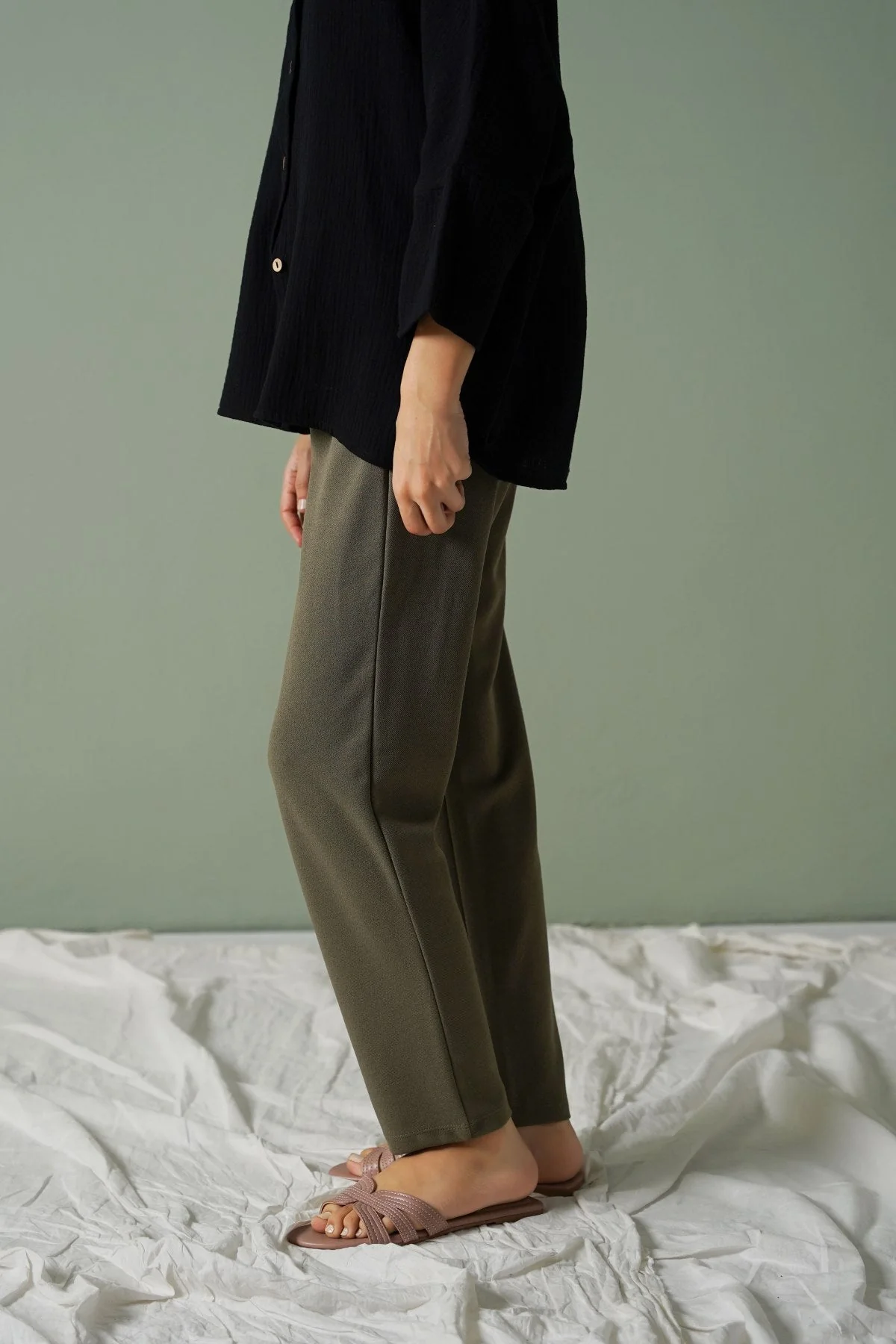 STRETCHY TAPERED PANTS - Image 5