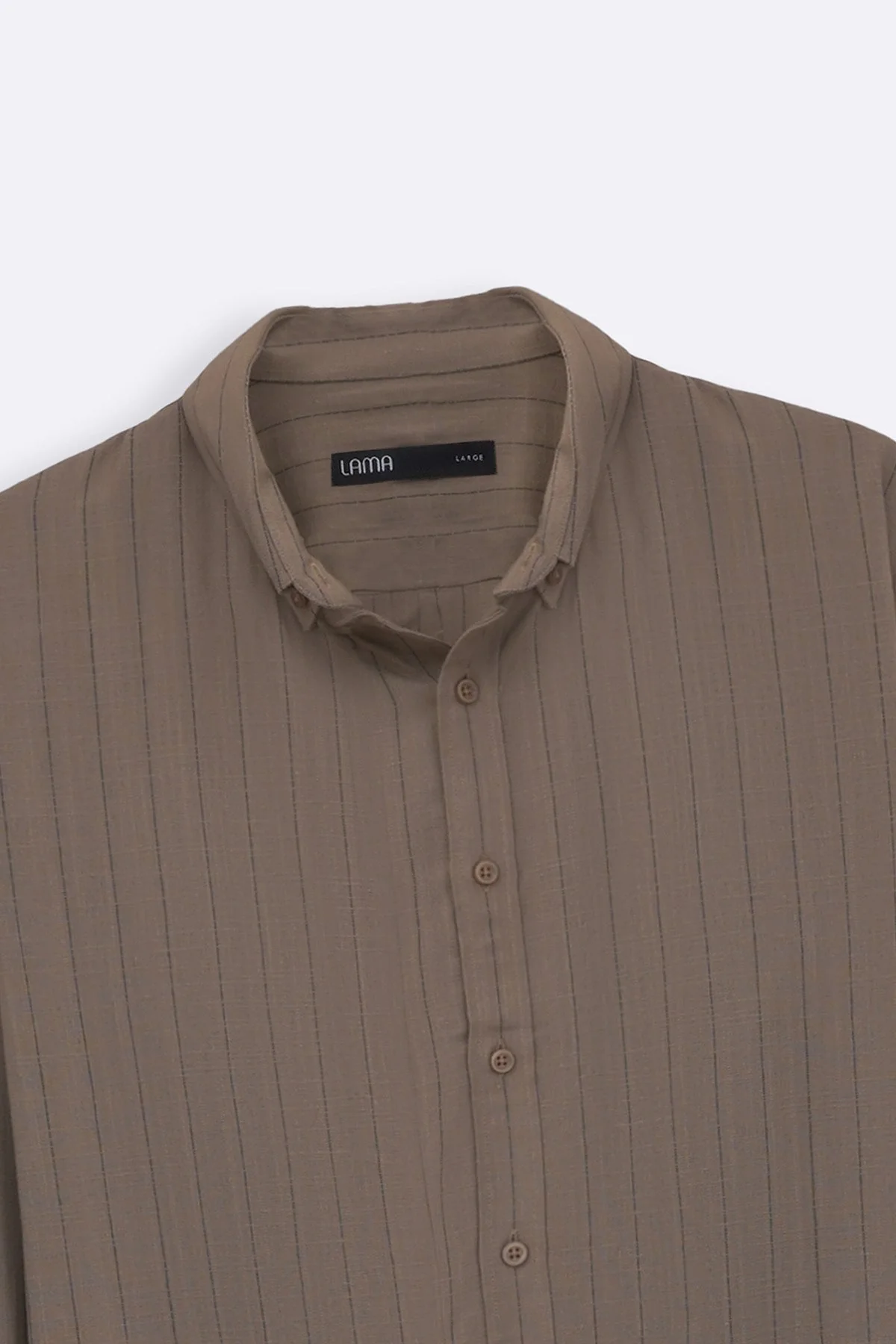 STRIPED LINEN BLEND SHIRT - Image 2