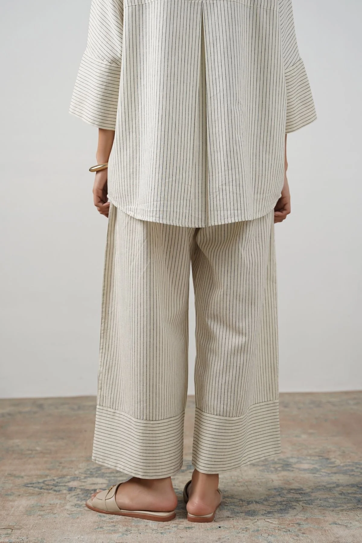 STRIPED LINEN PANTS - Image 5