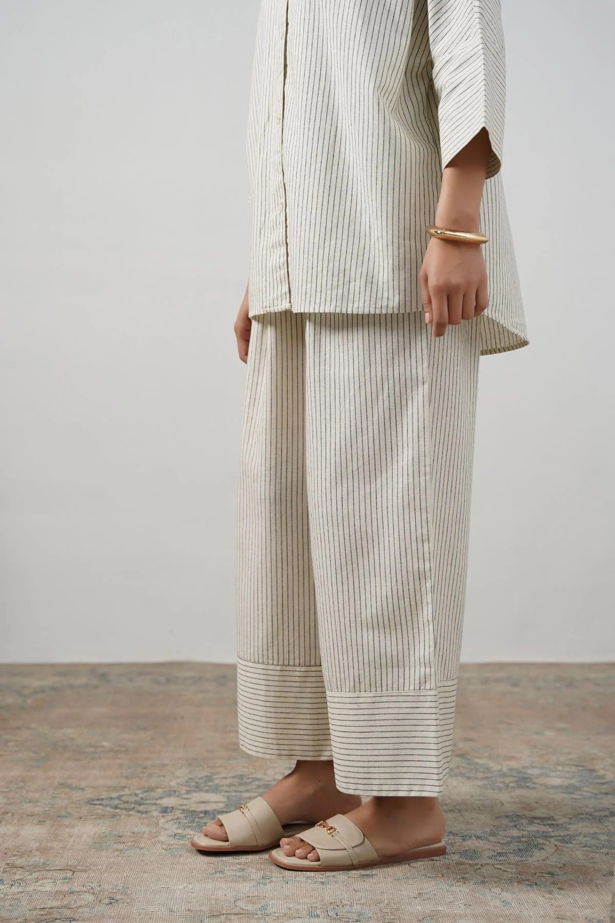 STRIPED LINEN PANTS - Image 6