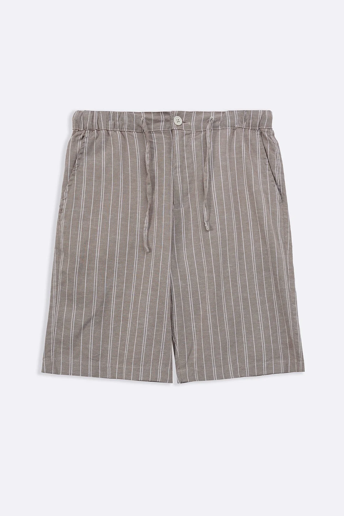 STRIPED SHORTS WITH LINEN - Image 2
