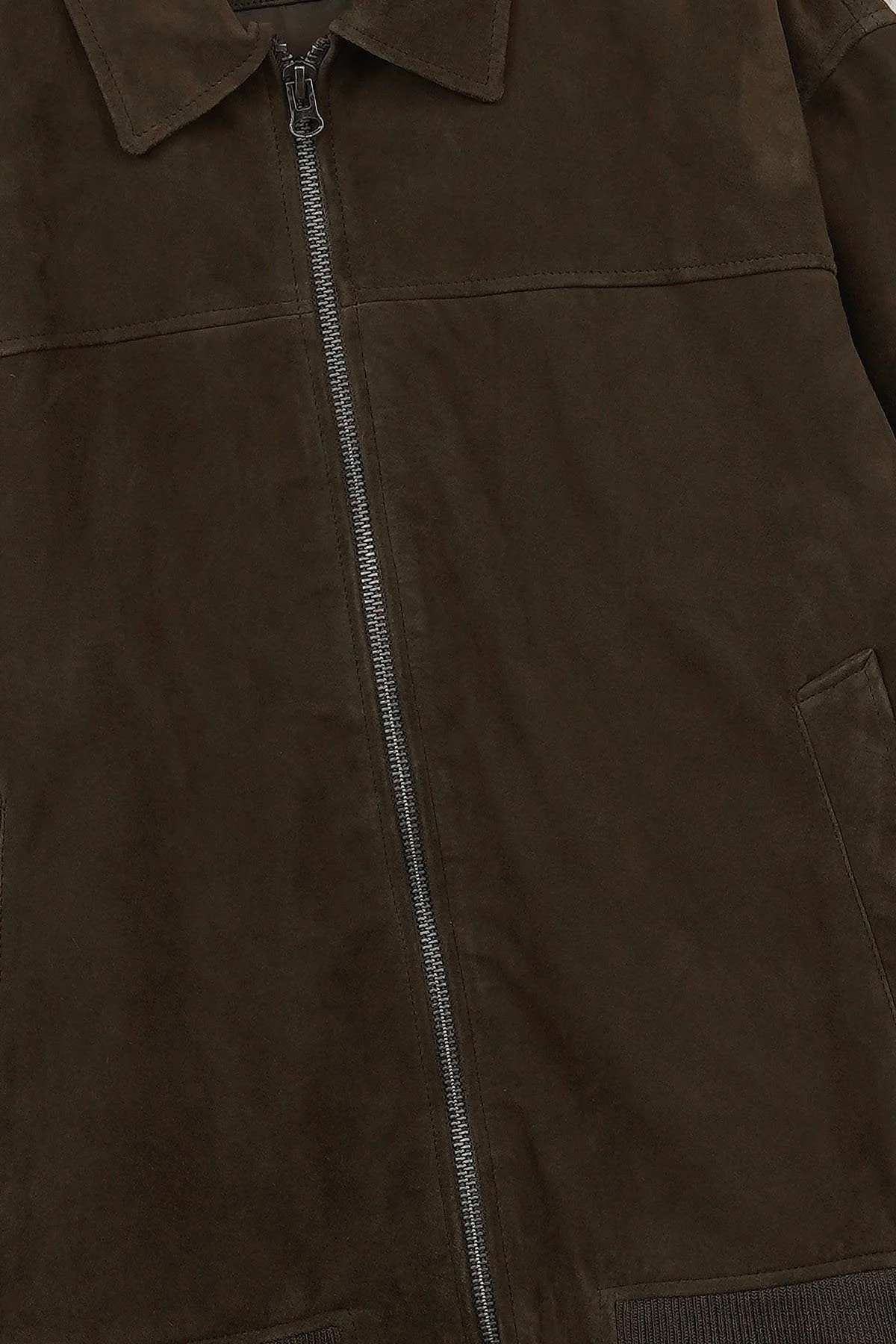 SUEDE BOMBER JACKET - Image 8