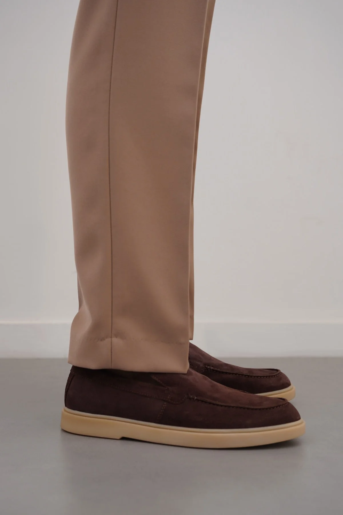 SUEDE LEATHER SLIP-ON LOAFERS - Image 4